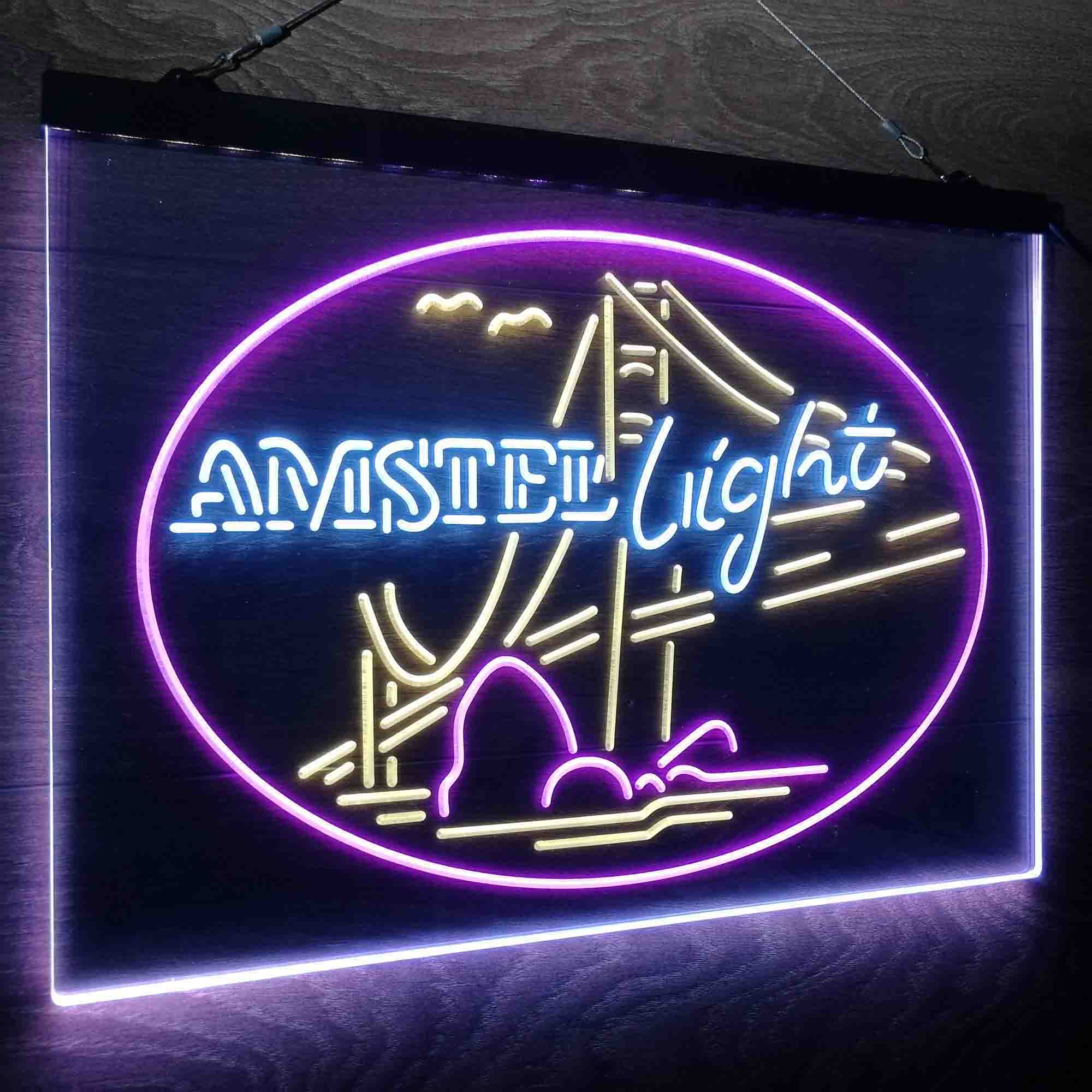 Amstel Light Bridge Beer Bar Neon LED Sign 3 Colors