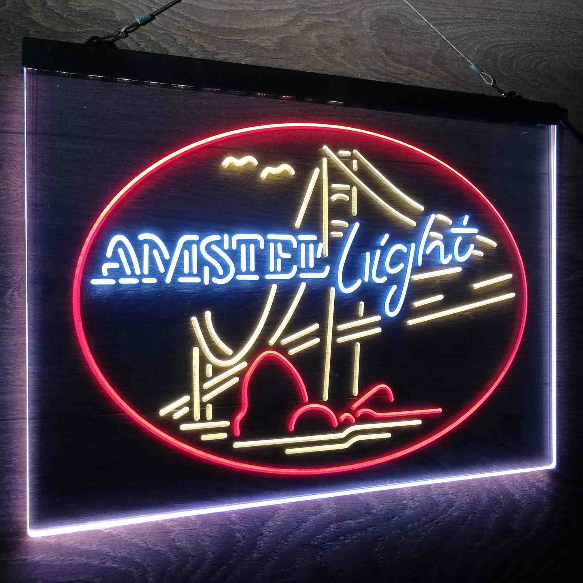 Amstel Light Bridge Beer Bar Neon LED Sign 3 Colors