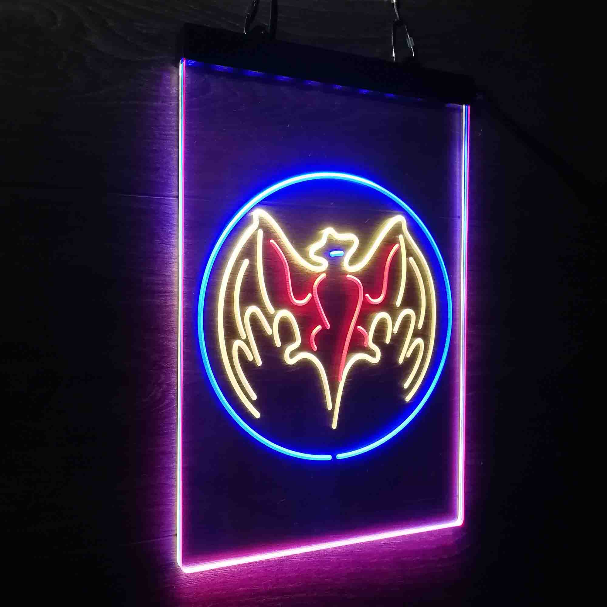 Bacardi Bat Beer Bar Neon LED Sign 3 Colors