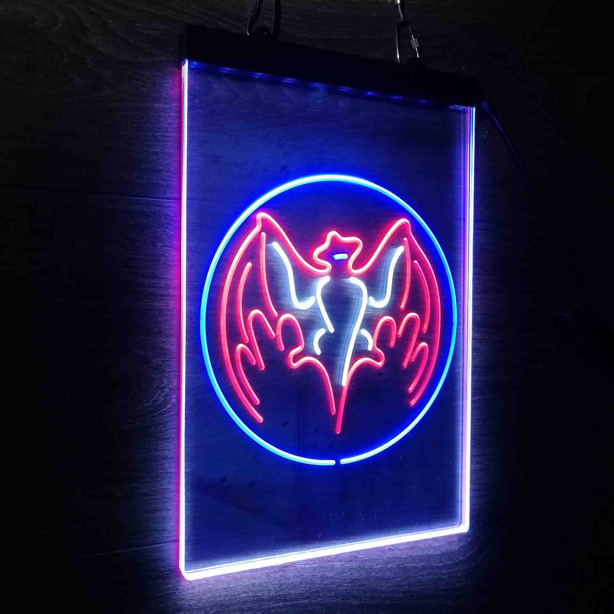 Bacardi Bat Beer Bar Neon LED Sign 3 Colors