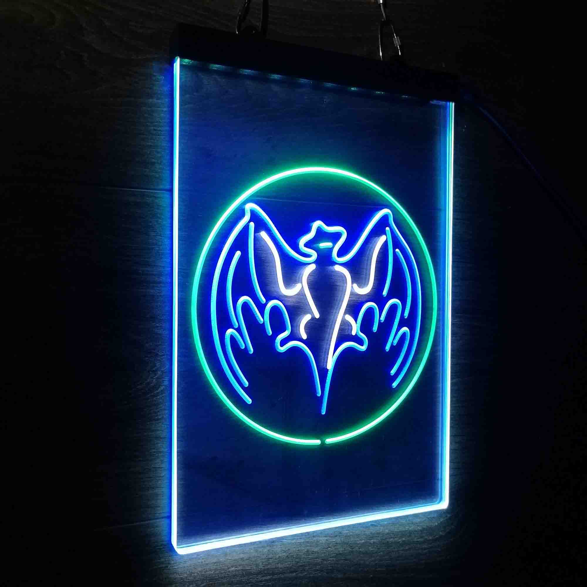 Bacardi Bat Beer Bar Neon LED Sign 3 Colors