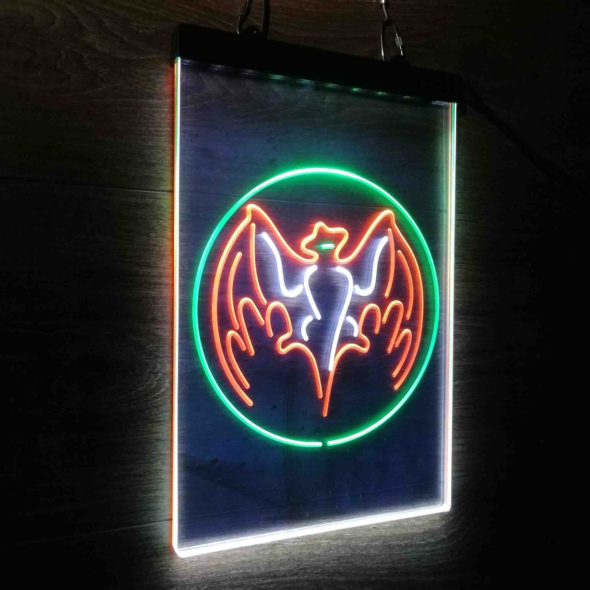 Bacardi Bat Beer Bar Neon LED Sign 3 Colors