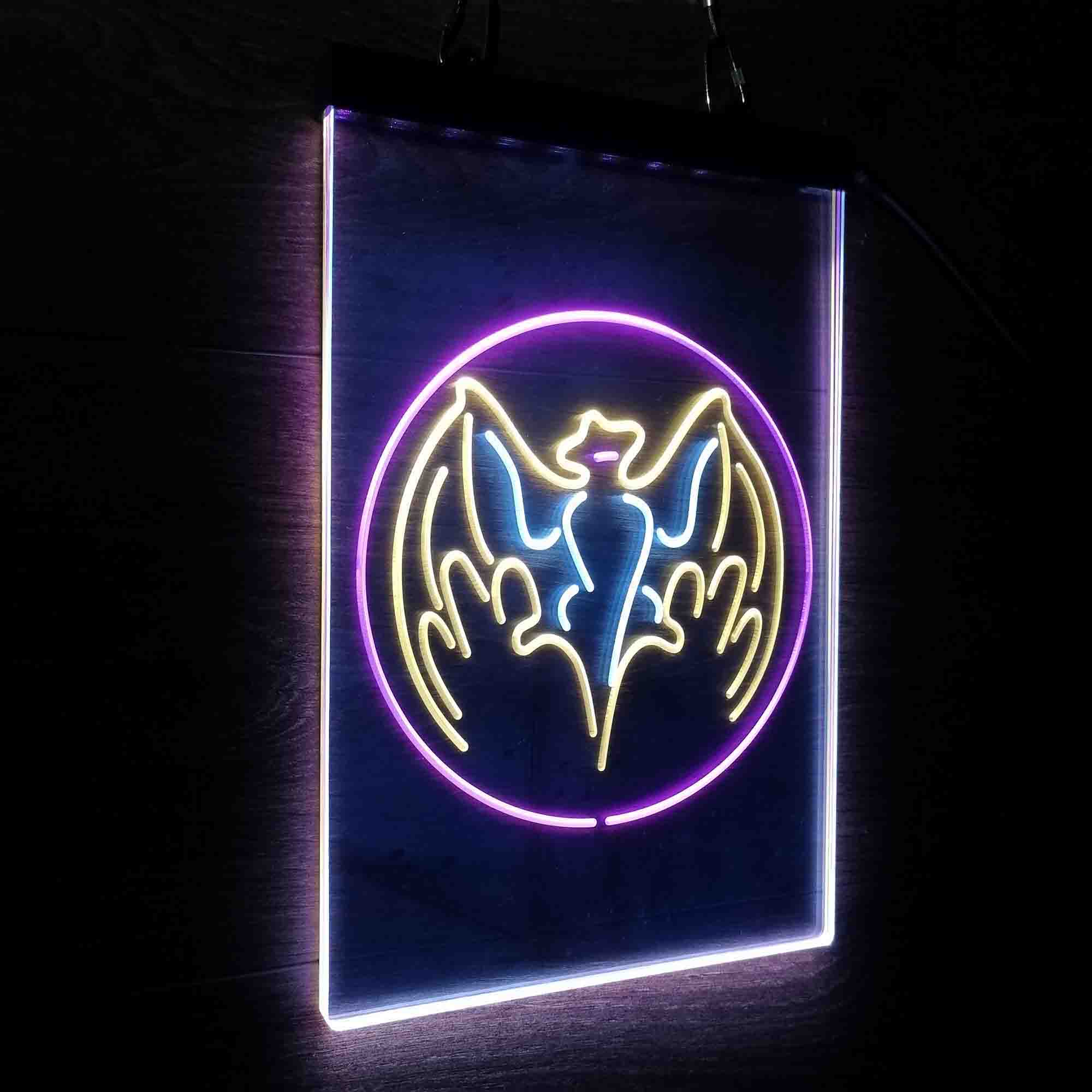 Bacardi Bat Beer Bar Neon LED Sign 3 Colors