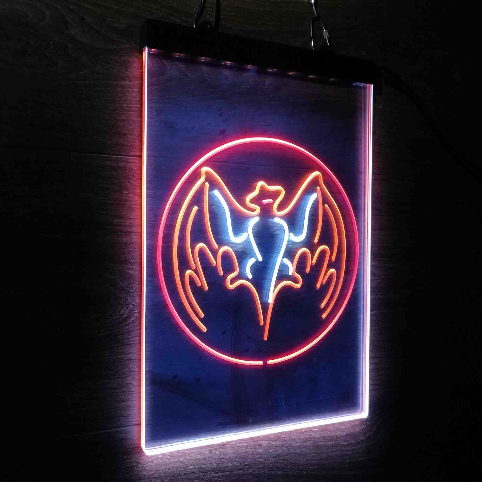 Bacardi Bat Beer Bar Neon LED Sign 3 Colors