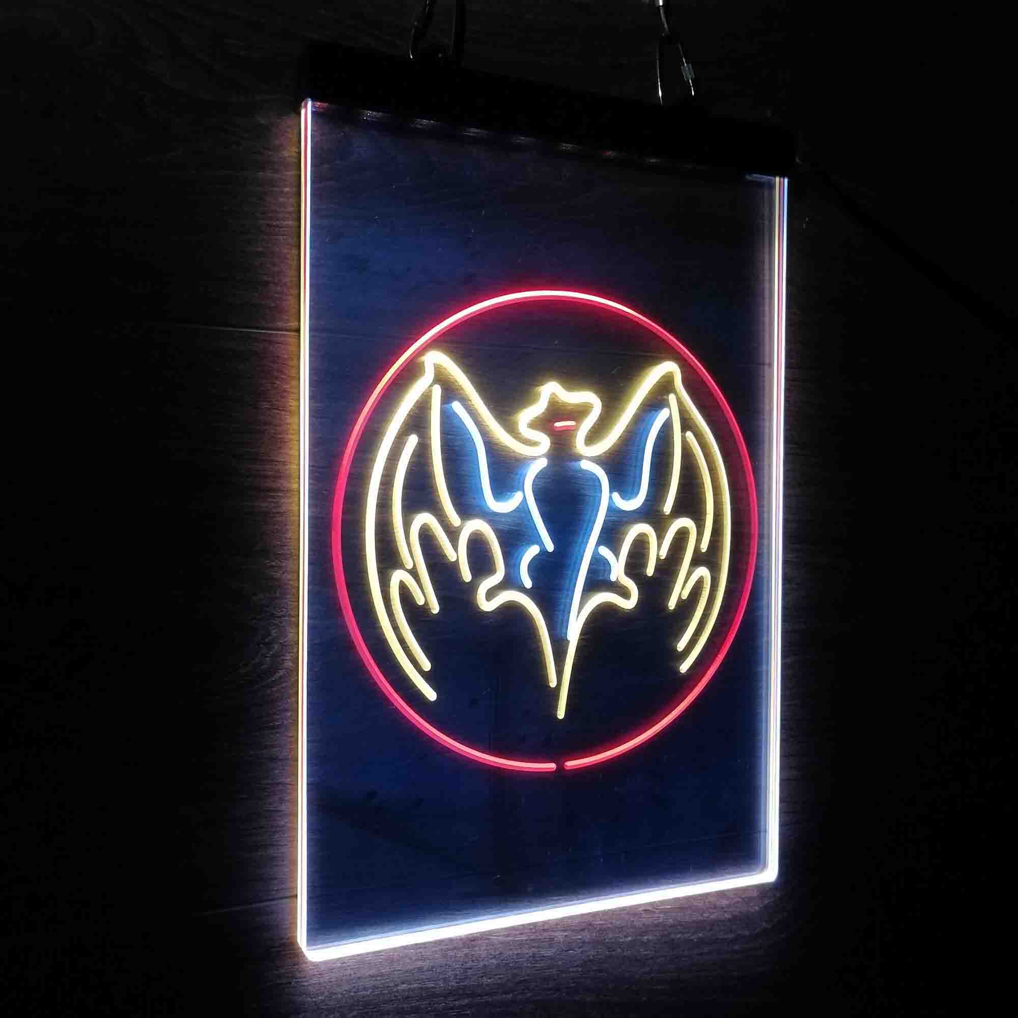 Bacardi Bat Beer Bar Neon LED Sign 3 Colors