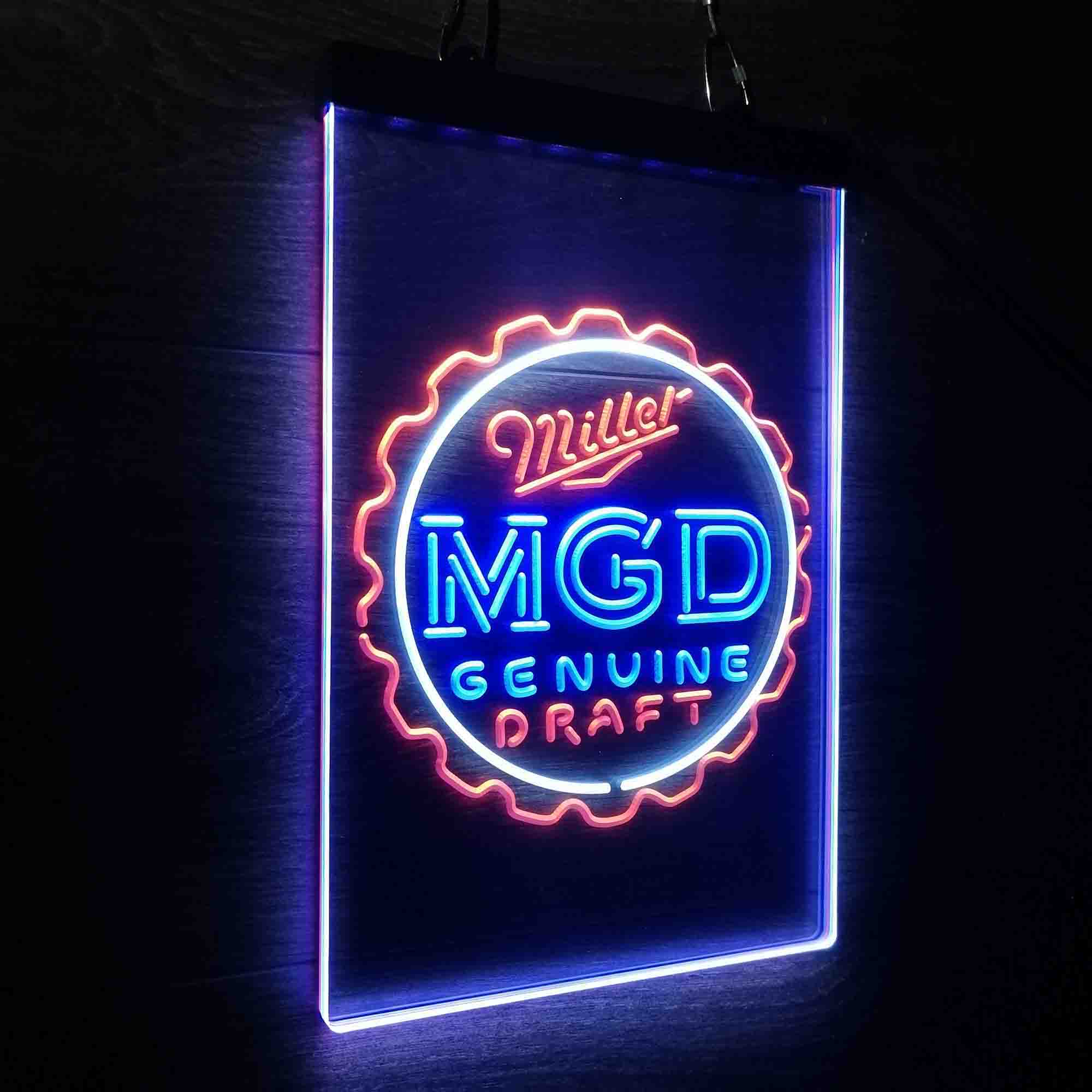 Miller Genuine Draft MGD Neon LED Sign 3 Colors