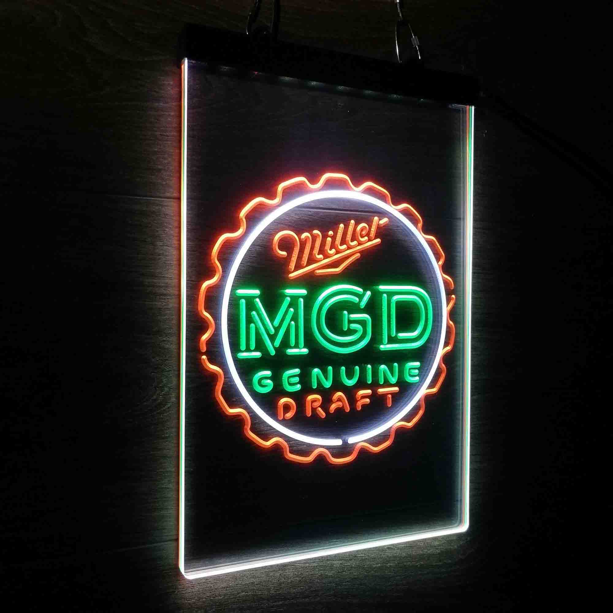 Miller Genuine Draft MGD Neon LED Sign 3 Colors