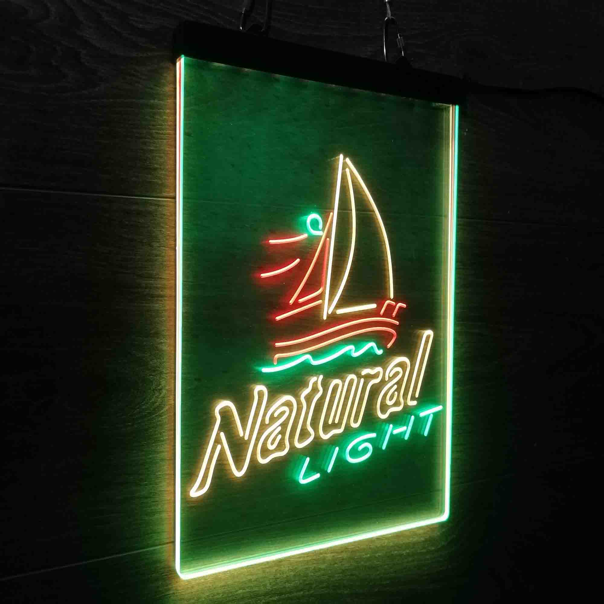 Natural Light Sailboat Neon LED Sign 3 Colors