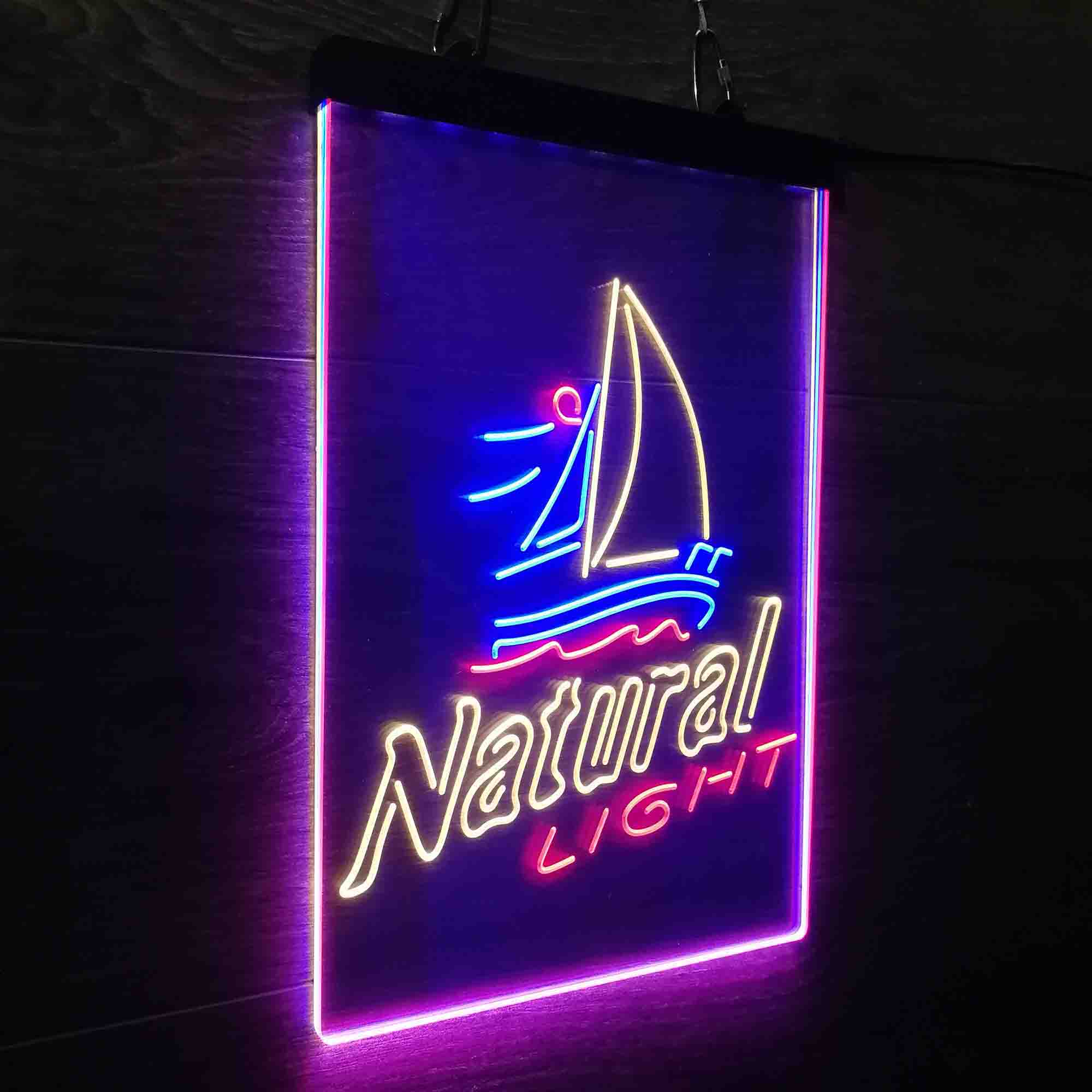 Natural Light Sailboat Neon LED Sign 3 Colors