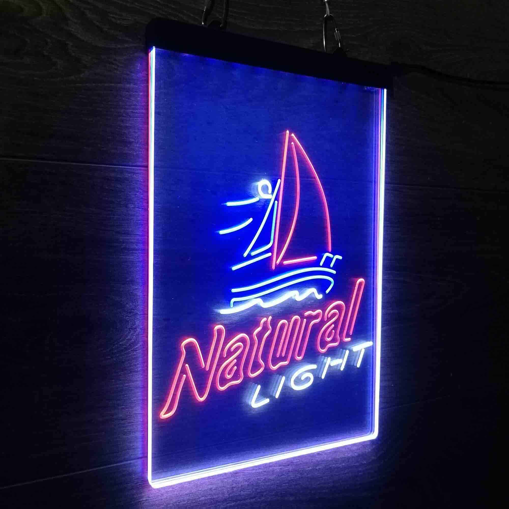 Natural Light Sailboat Neon LED Sign 3 Colors