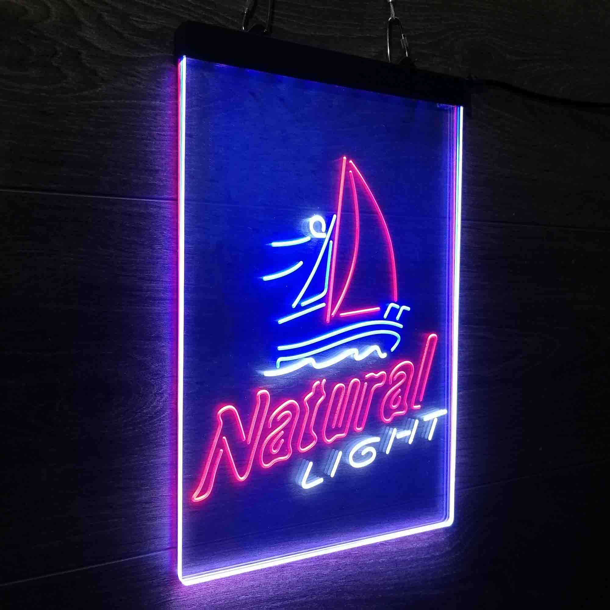 Natural Light Sailboat Neon LED Sign 3 Colors