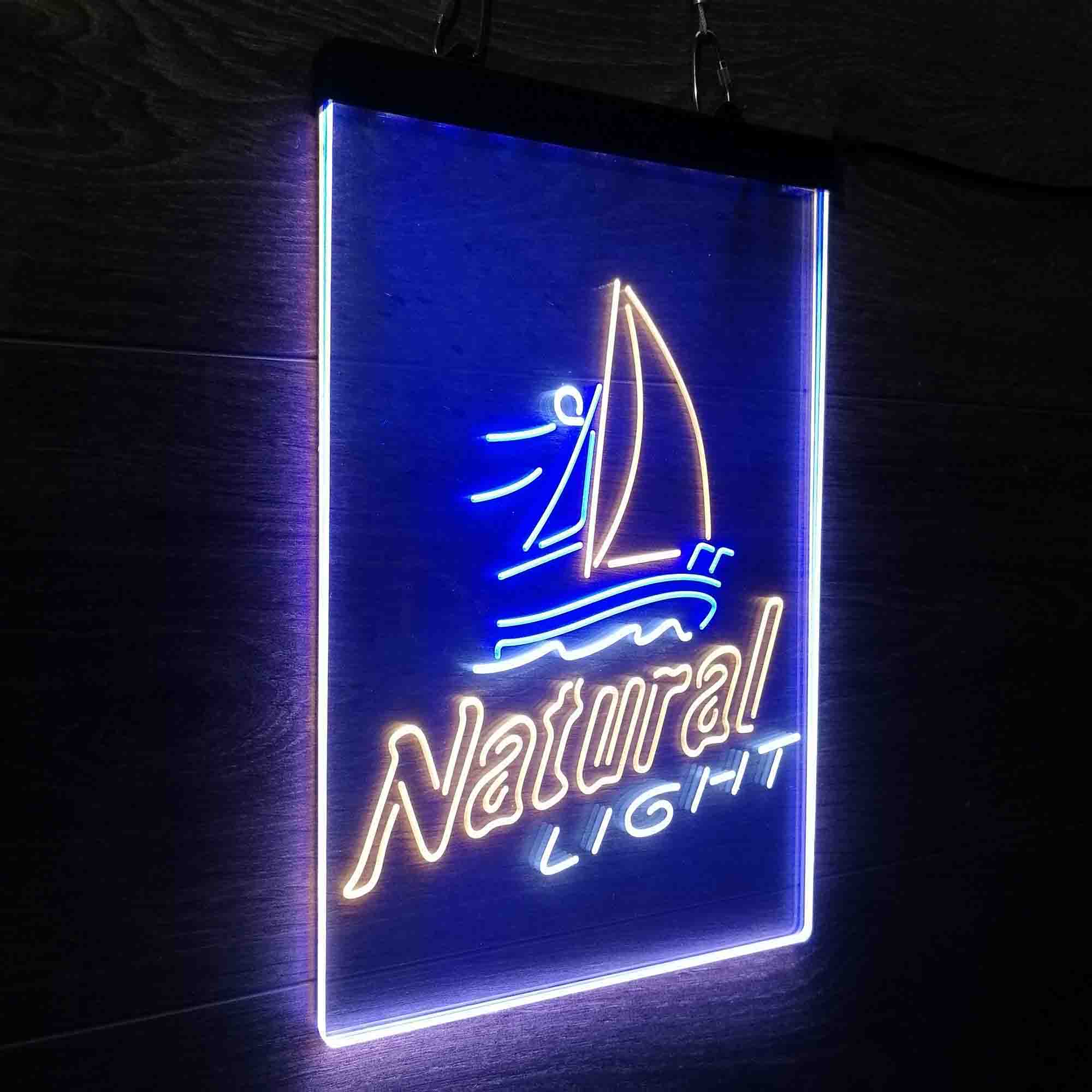 Natural Light Sailboat Neon LED Sign 3 Colors