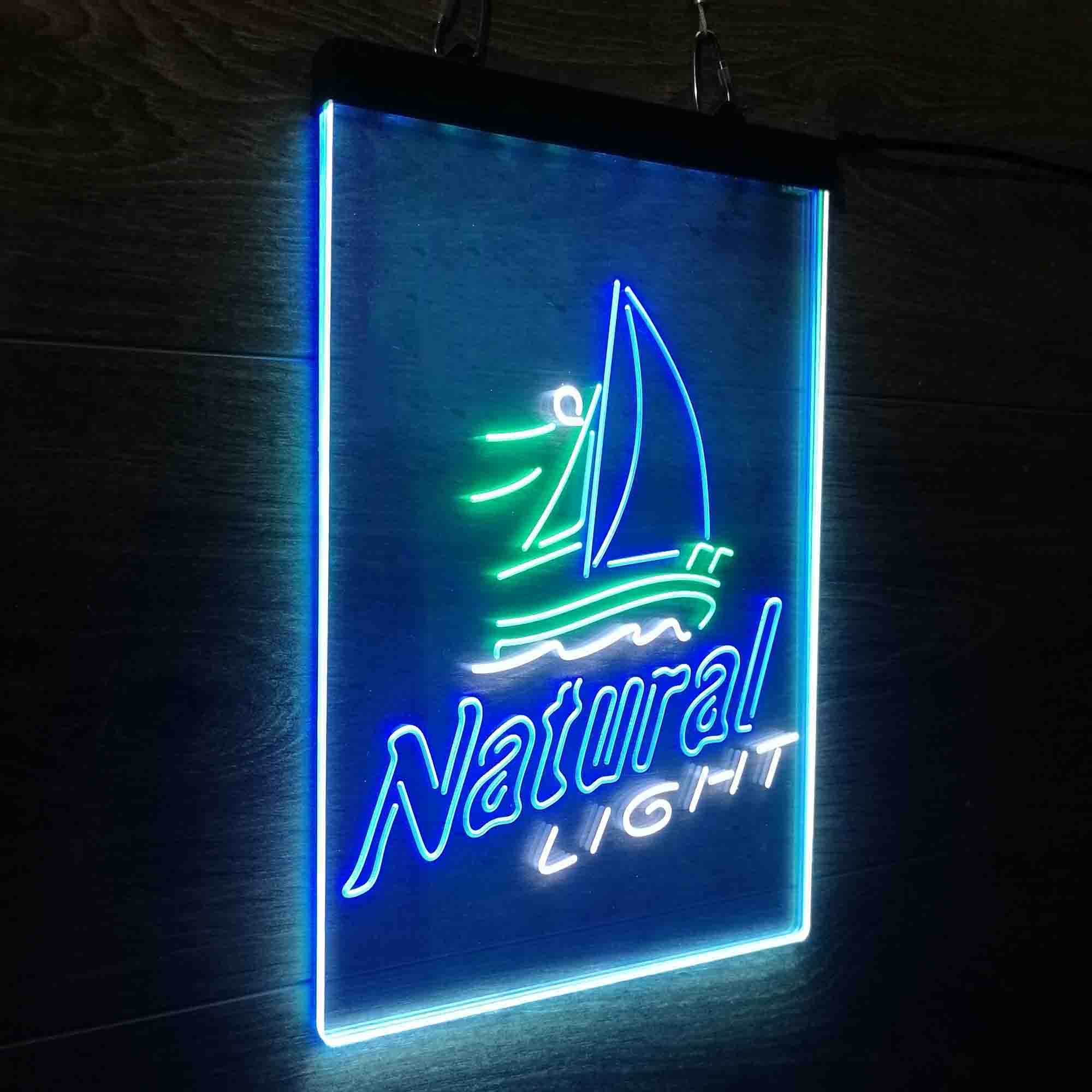 Natural Light Sailboat Neon LED Sign 3 Colors