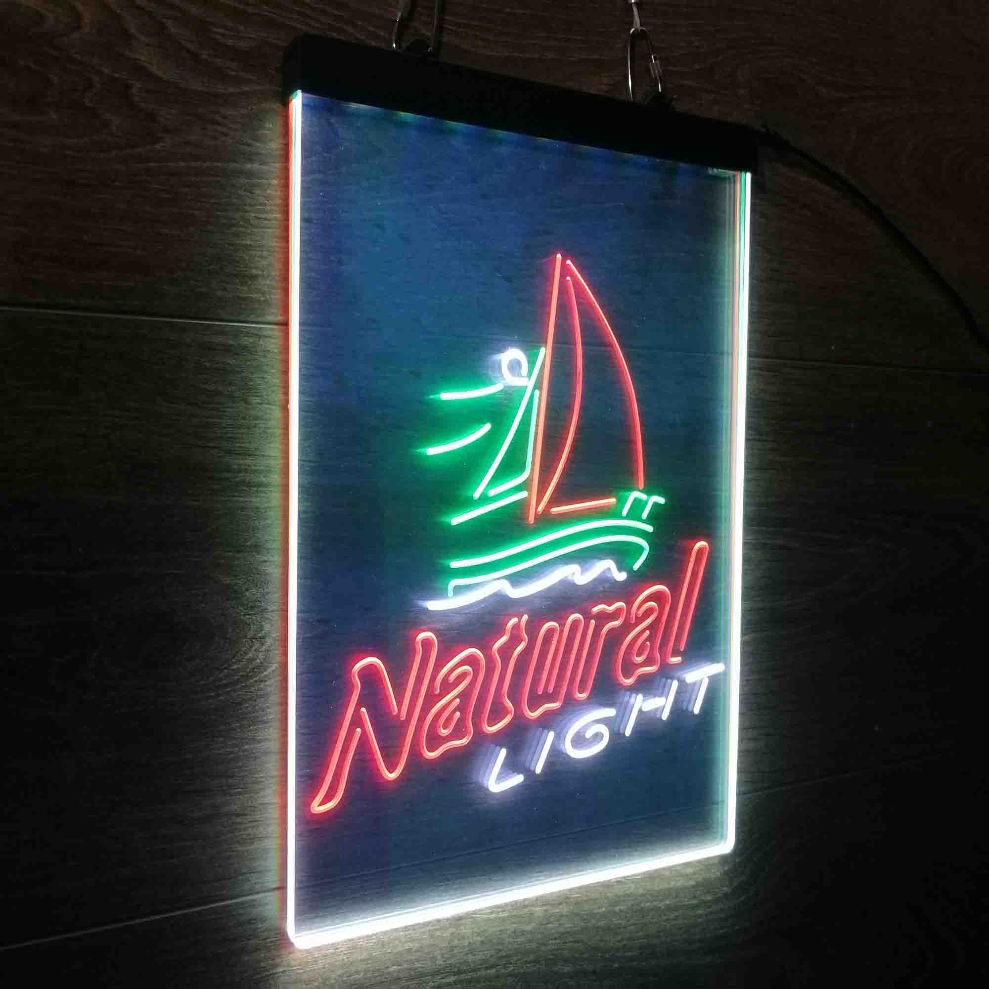 Natural Light Sailboat Neon LED Sign 3 Colors