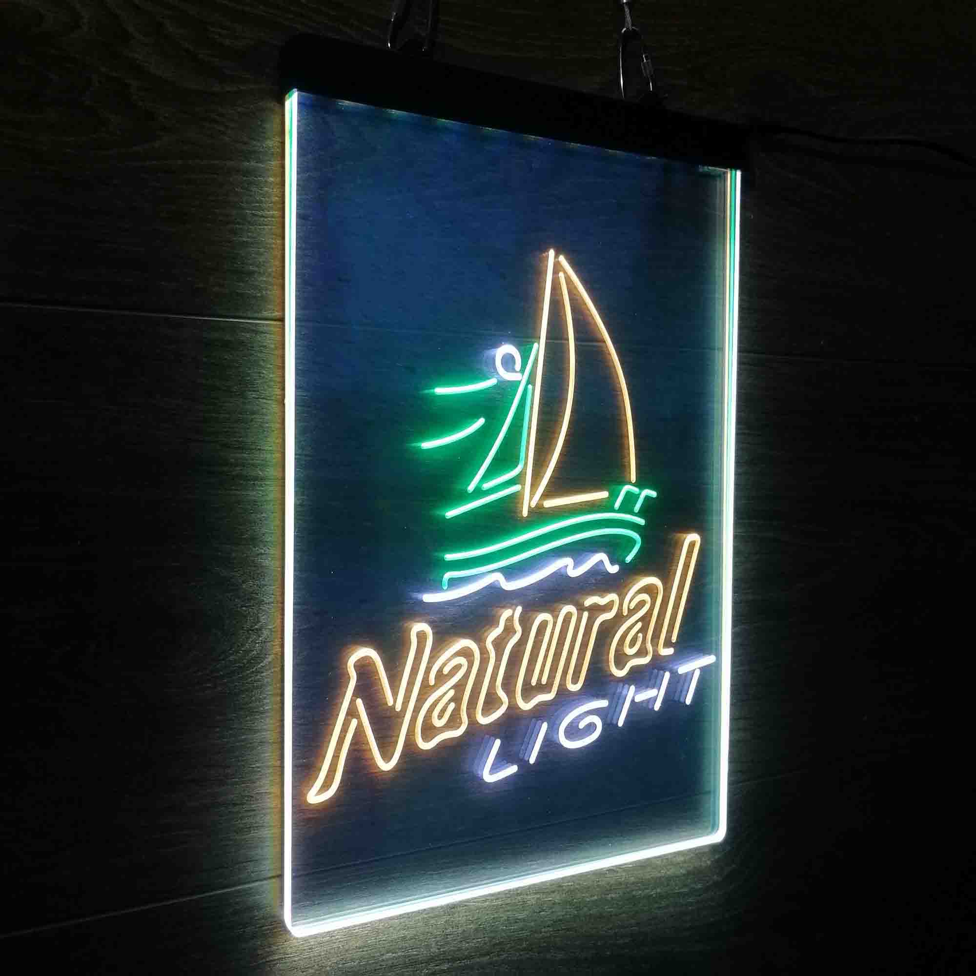 Natural Light Sailboat Neon LED Sign 3 Colors