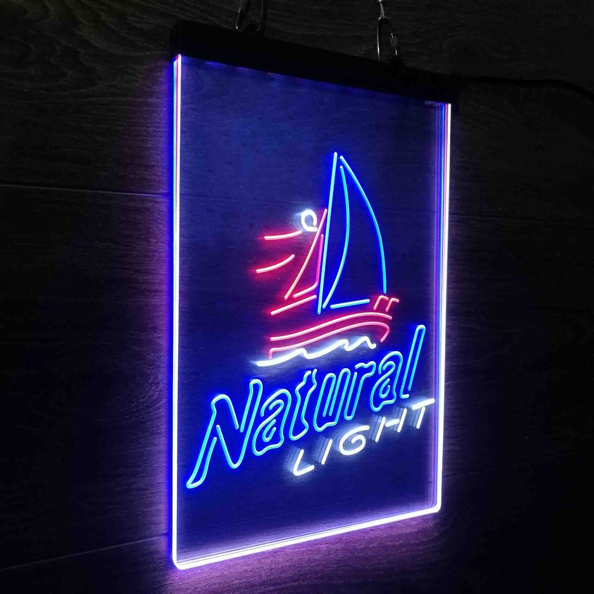 Natural Light Sailboat Neon LED Sign 3 Colors