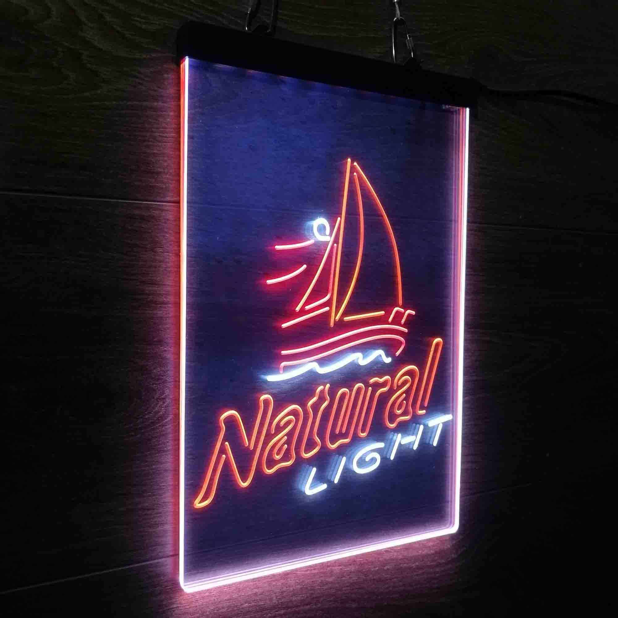 Natural Light Sailboat Neon LED Sign 3 Colors