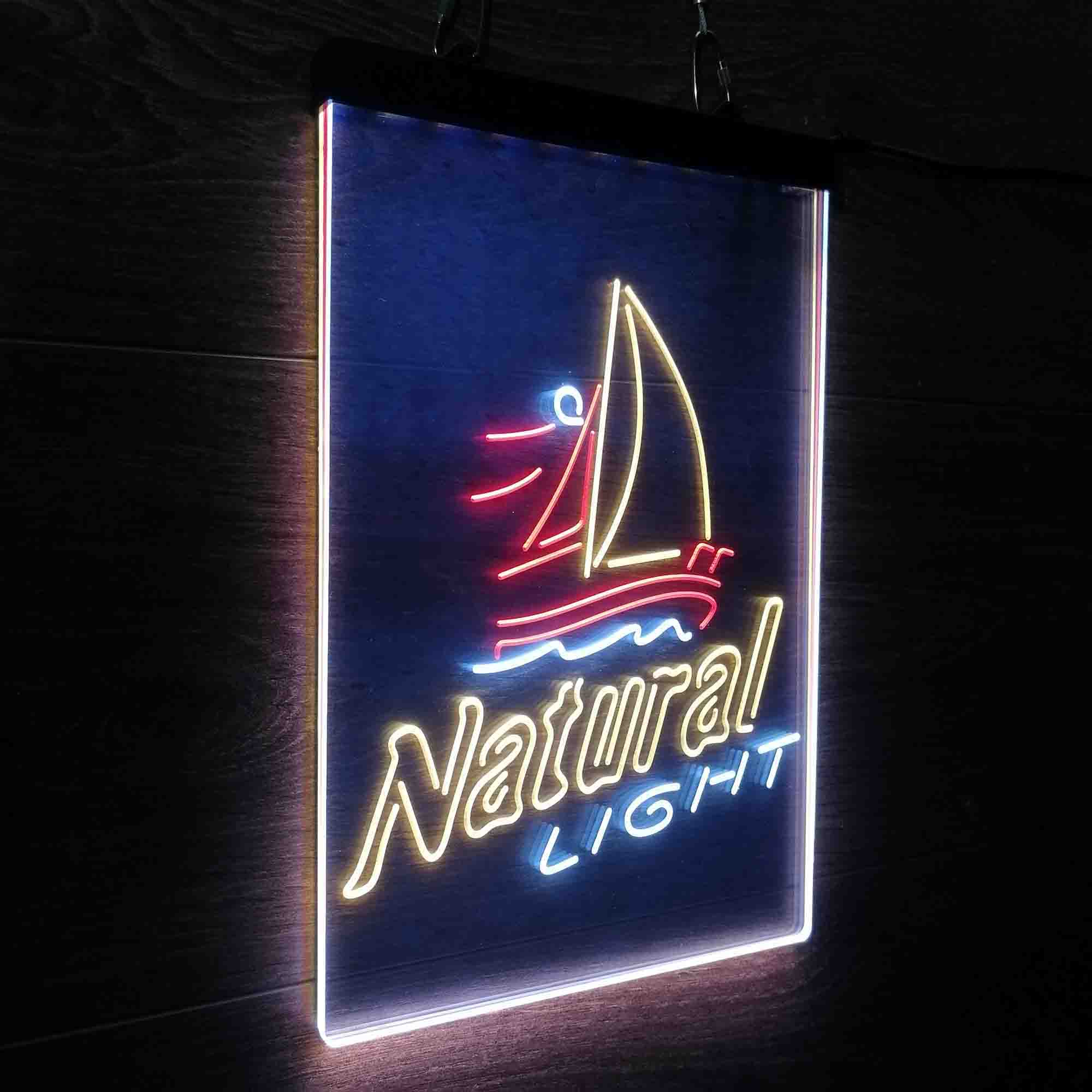 Natural Light Sailboat Neon LED Sign 3 Colors