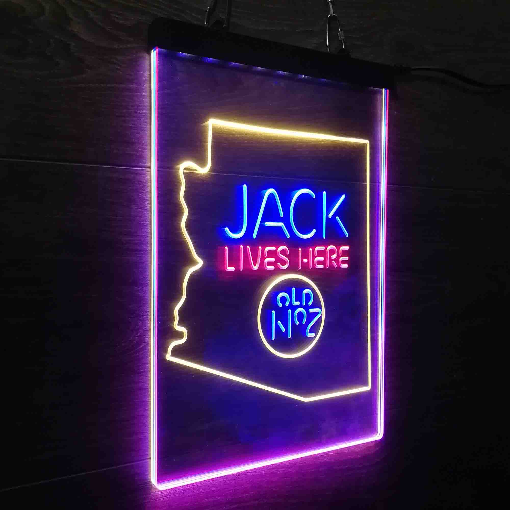 Arizona Jack Lives Here Neon LED Sign 3 Colors