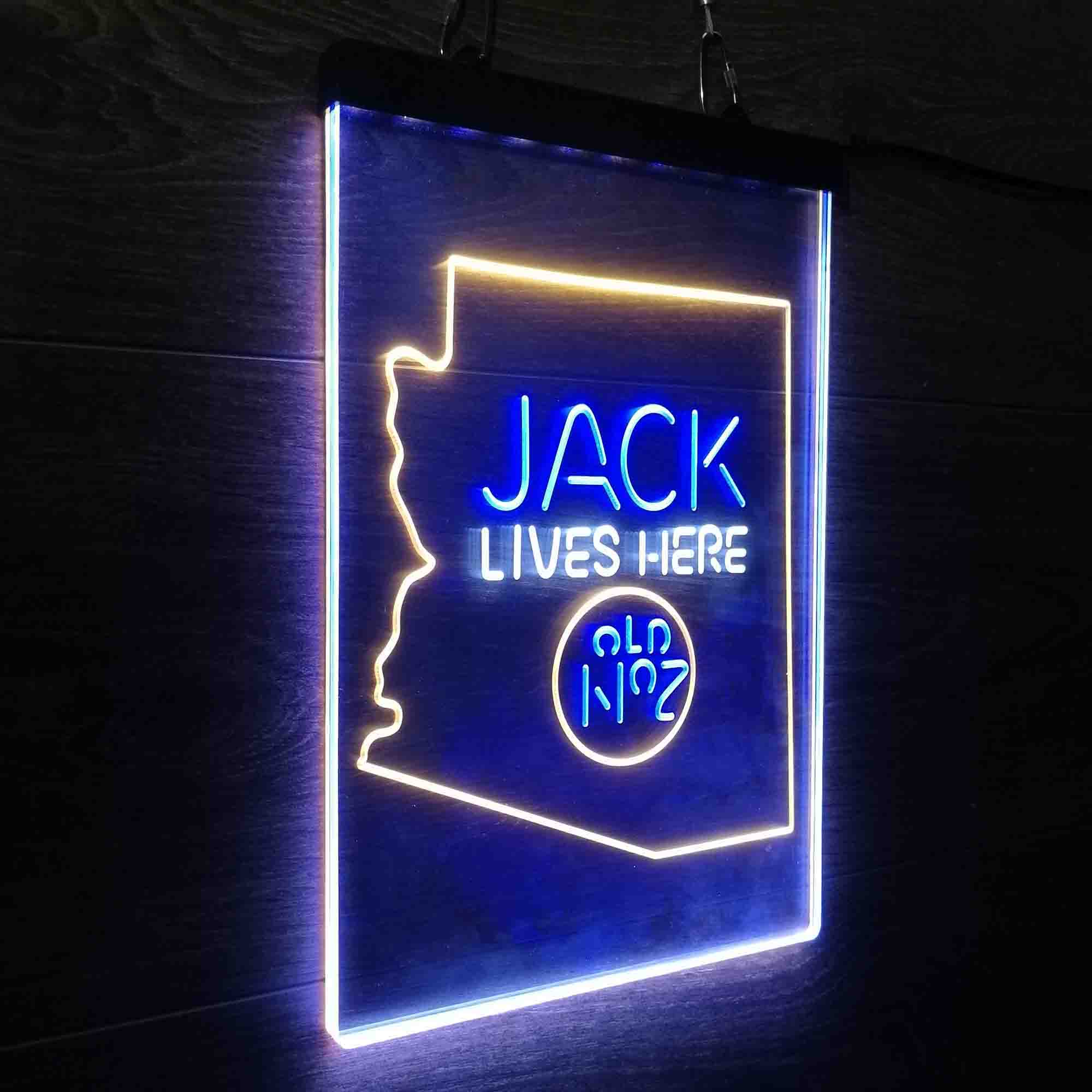 Arizona Jack Lives Here Neon LED Sign 3 Colors