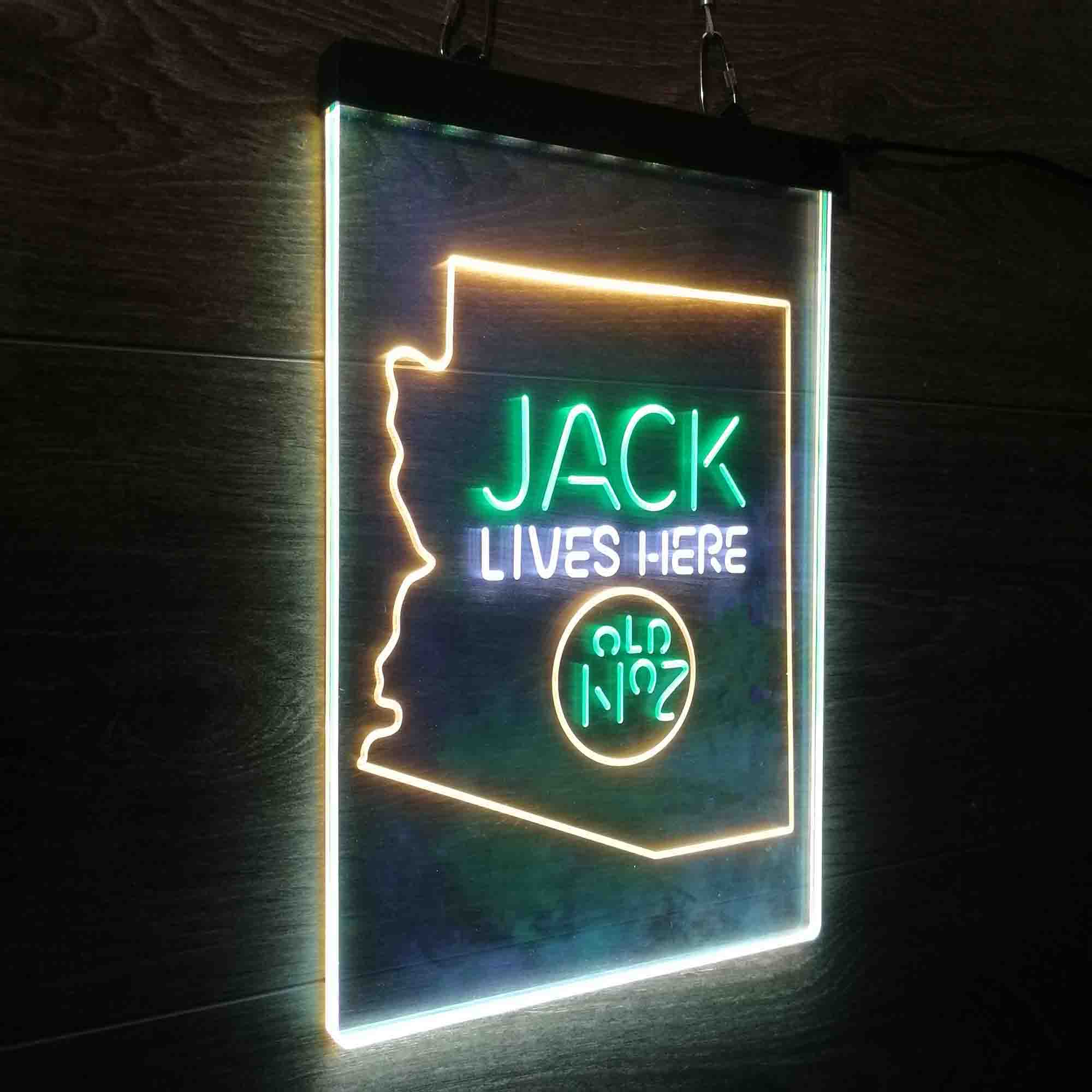 Arizona Jack Lives Here Neon LED Sign 3 Colors