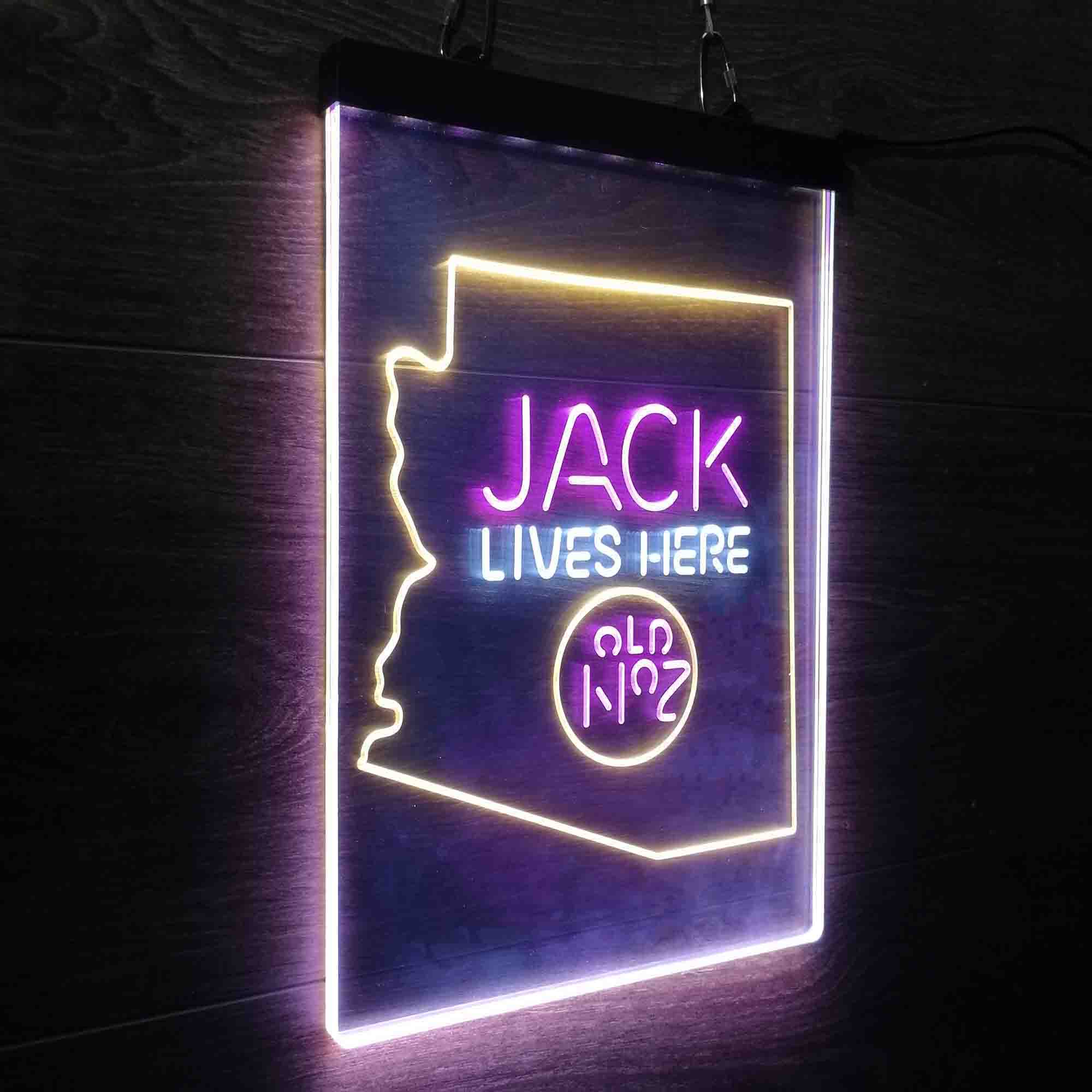 Arizona Jack Lives Here Neon LED Sign 3 Colors