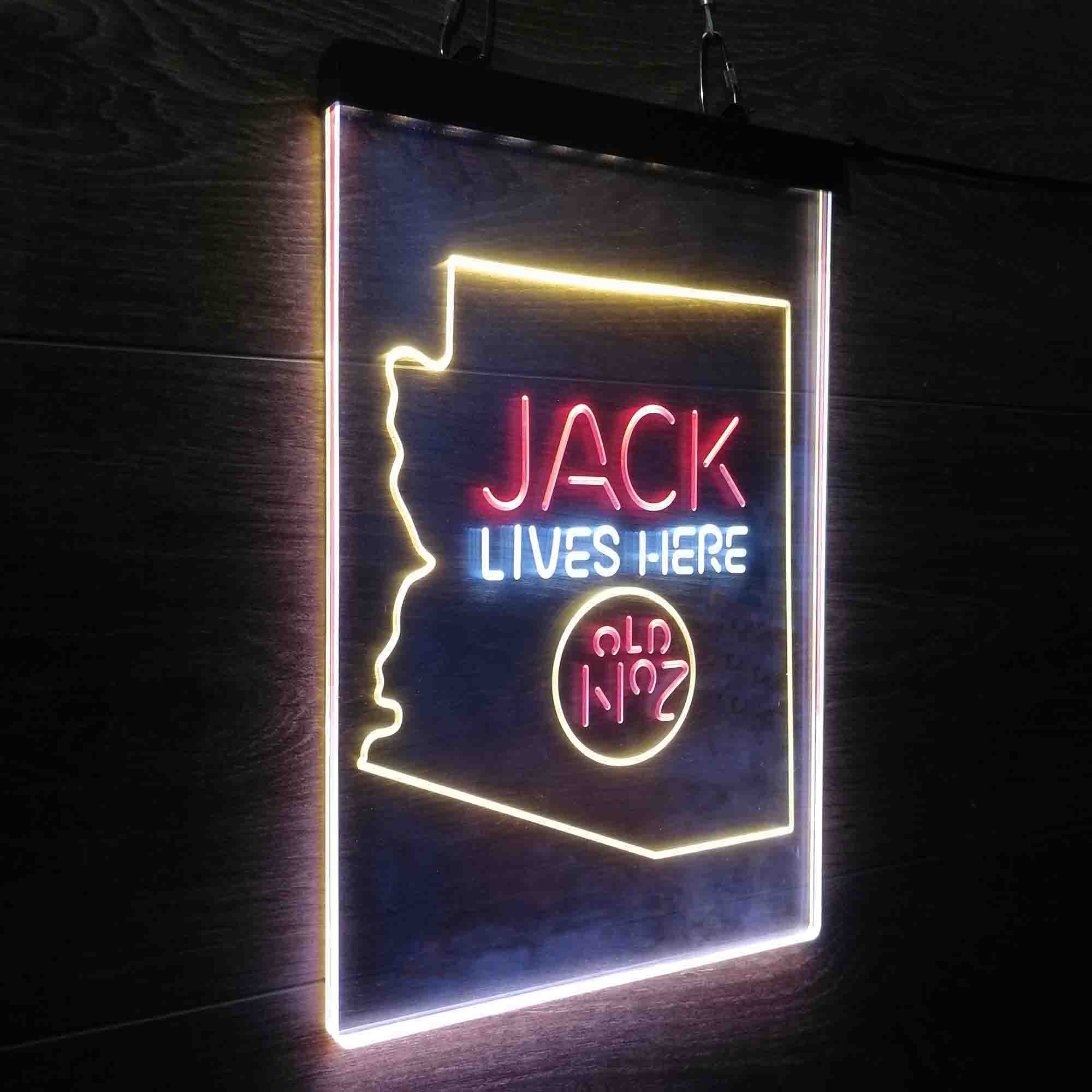 Arizona Jack Lives Here Neon LED Sign 3 Colors