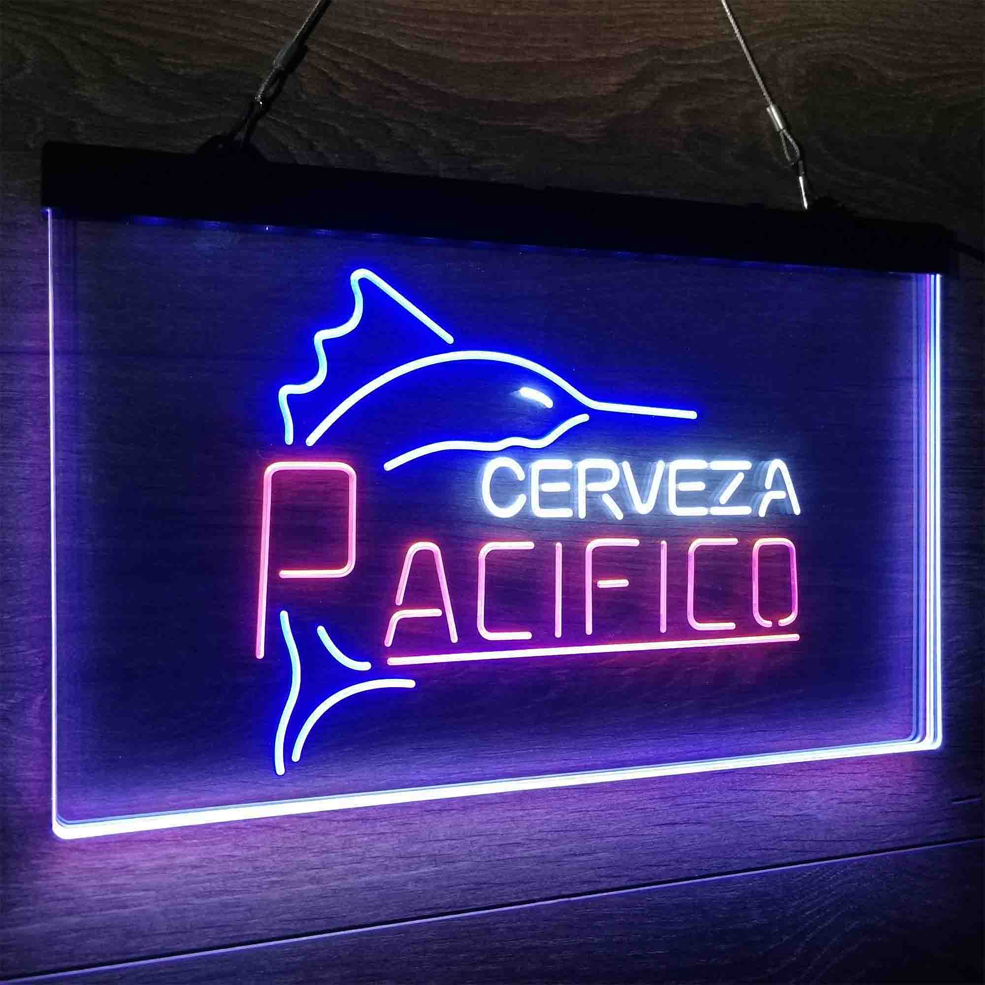 Cerveza Pacifico Large Marlin Neon LED Sign 3 Colors