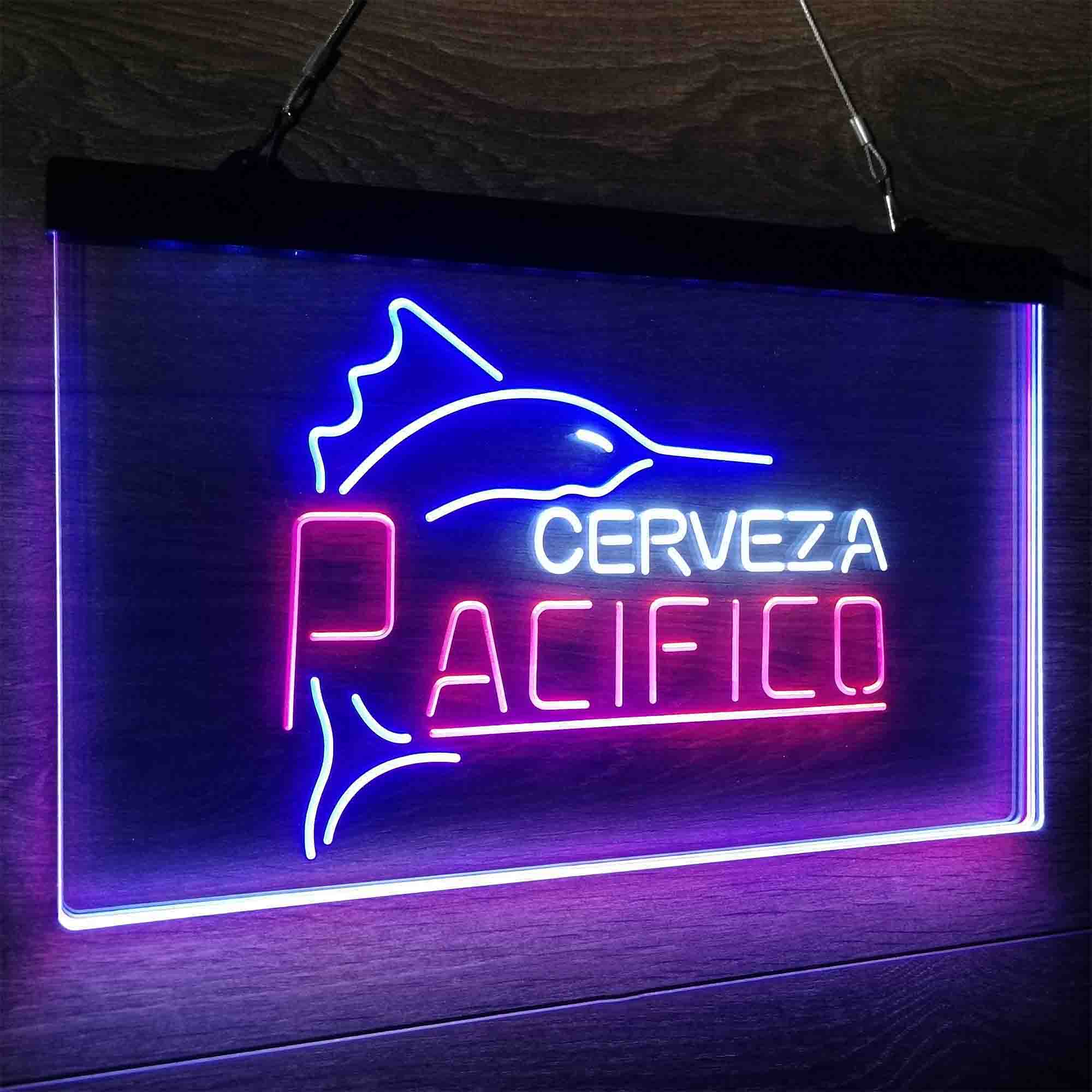 Cerveza Pacifico Large Marlin Neon LED Sign 3 Colors