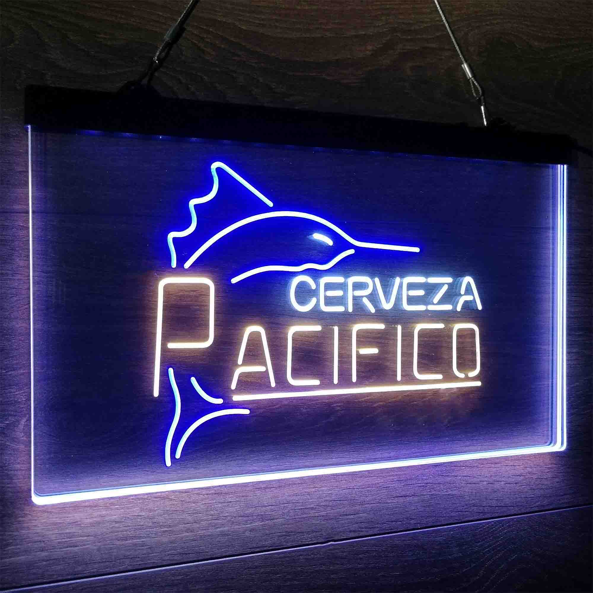 Cerveza Pacifico Large Marlin Neon LED Sign 3 Colors