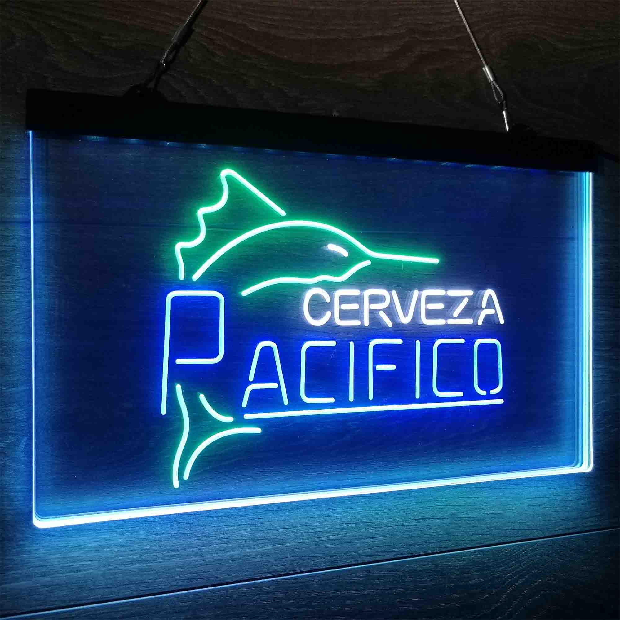 Cerveza Pacifico Large Marlin Neon LED Sign 3 Colors