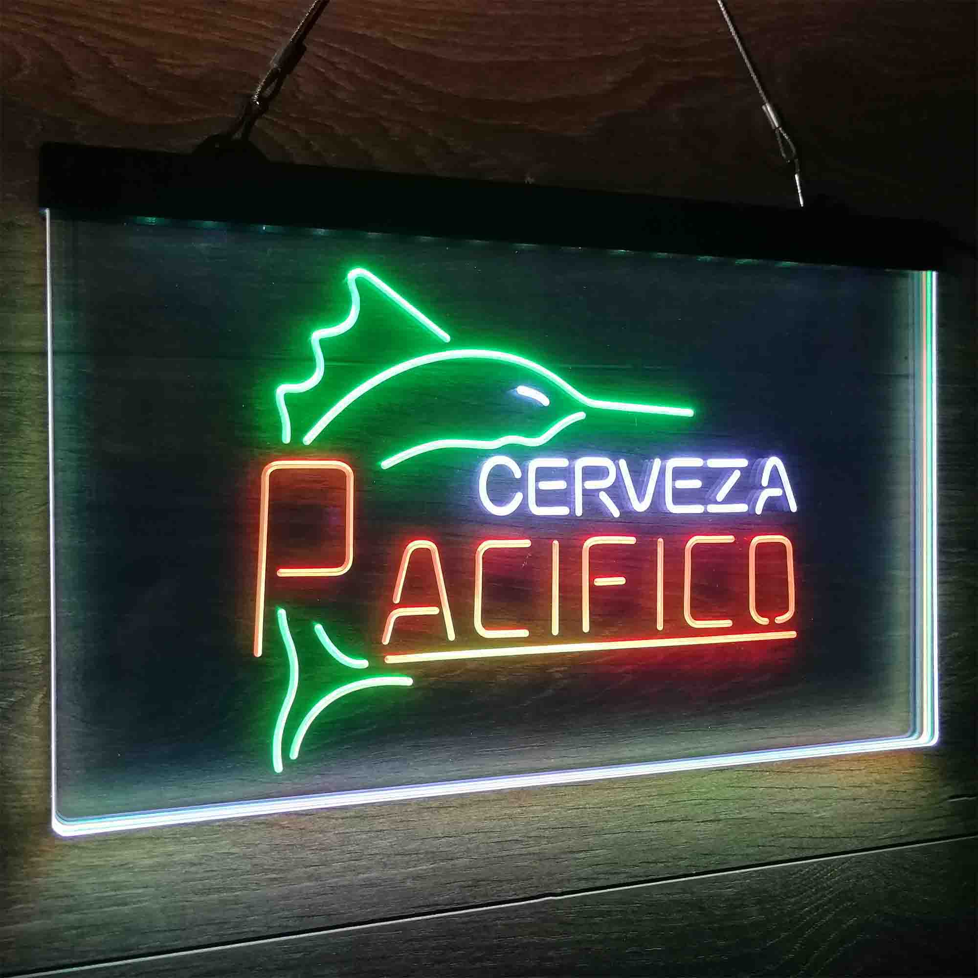 Cerveza Pacifico Large Marlin Neon LED Sign 3 Colors