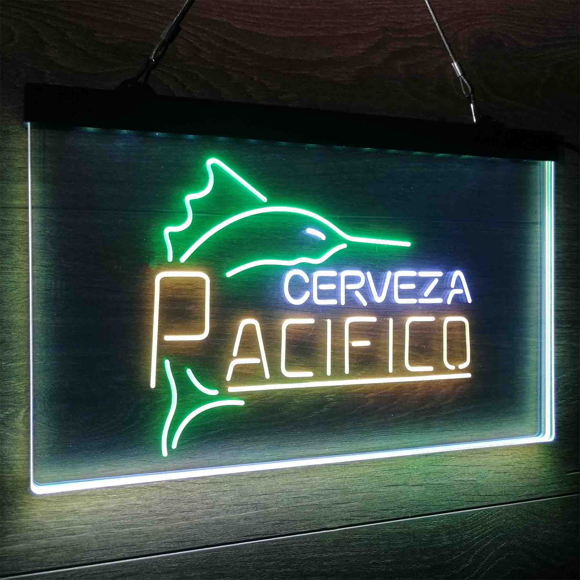 Cerveza Pacifico Large Marlin Neon LED Sign 3 Colors