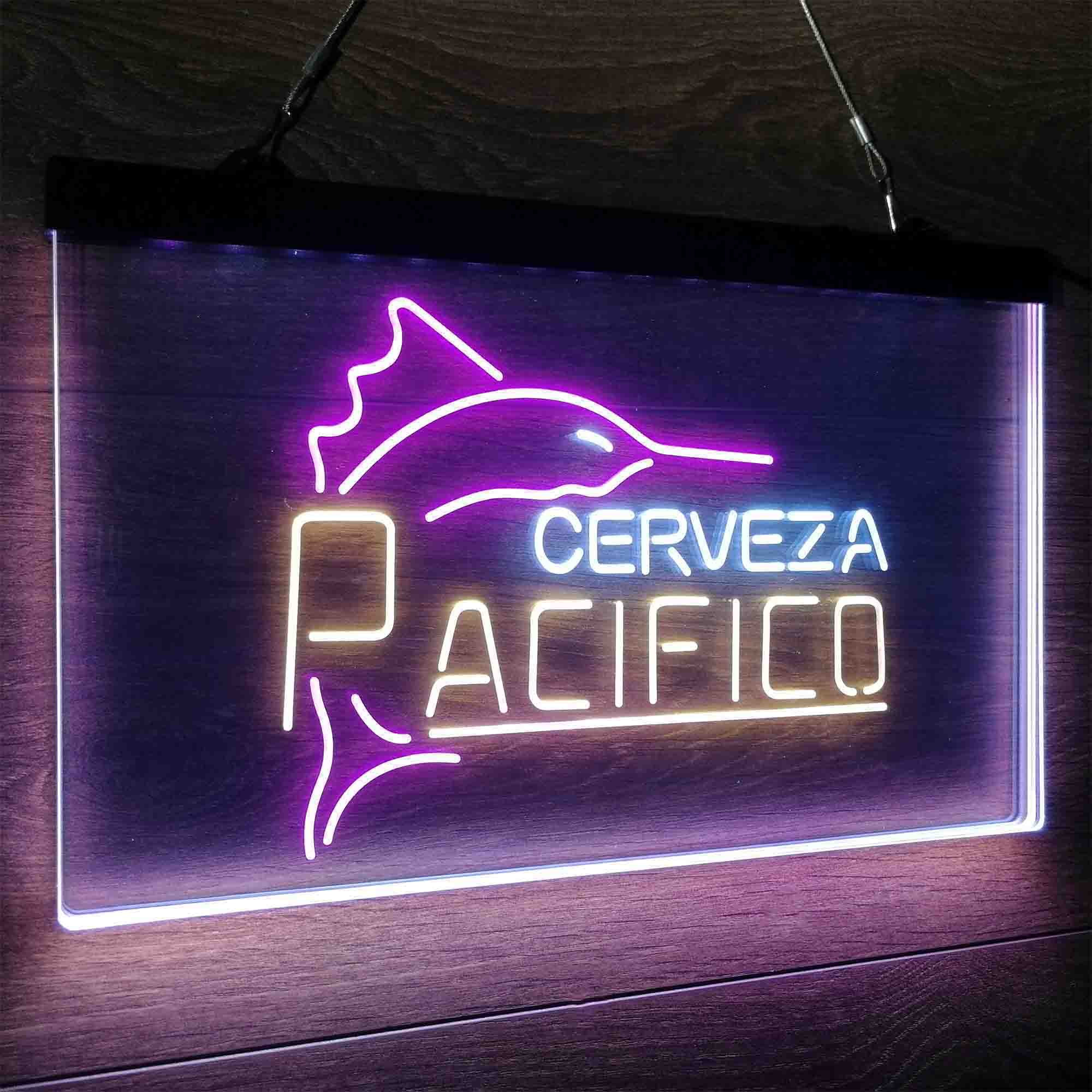 Cerveza Pacifico Large Marlin Neon LED Sign 3 Colors