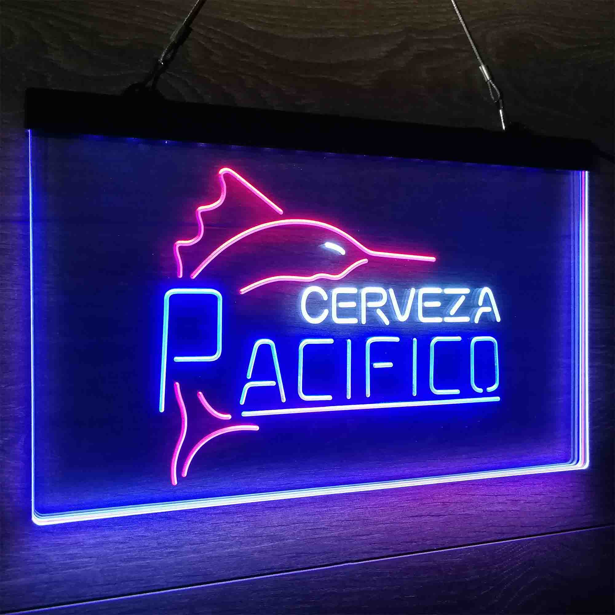 Cerveza Pacifico Large Marlin Neon LED Sign 3 Colors