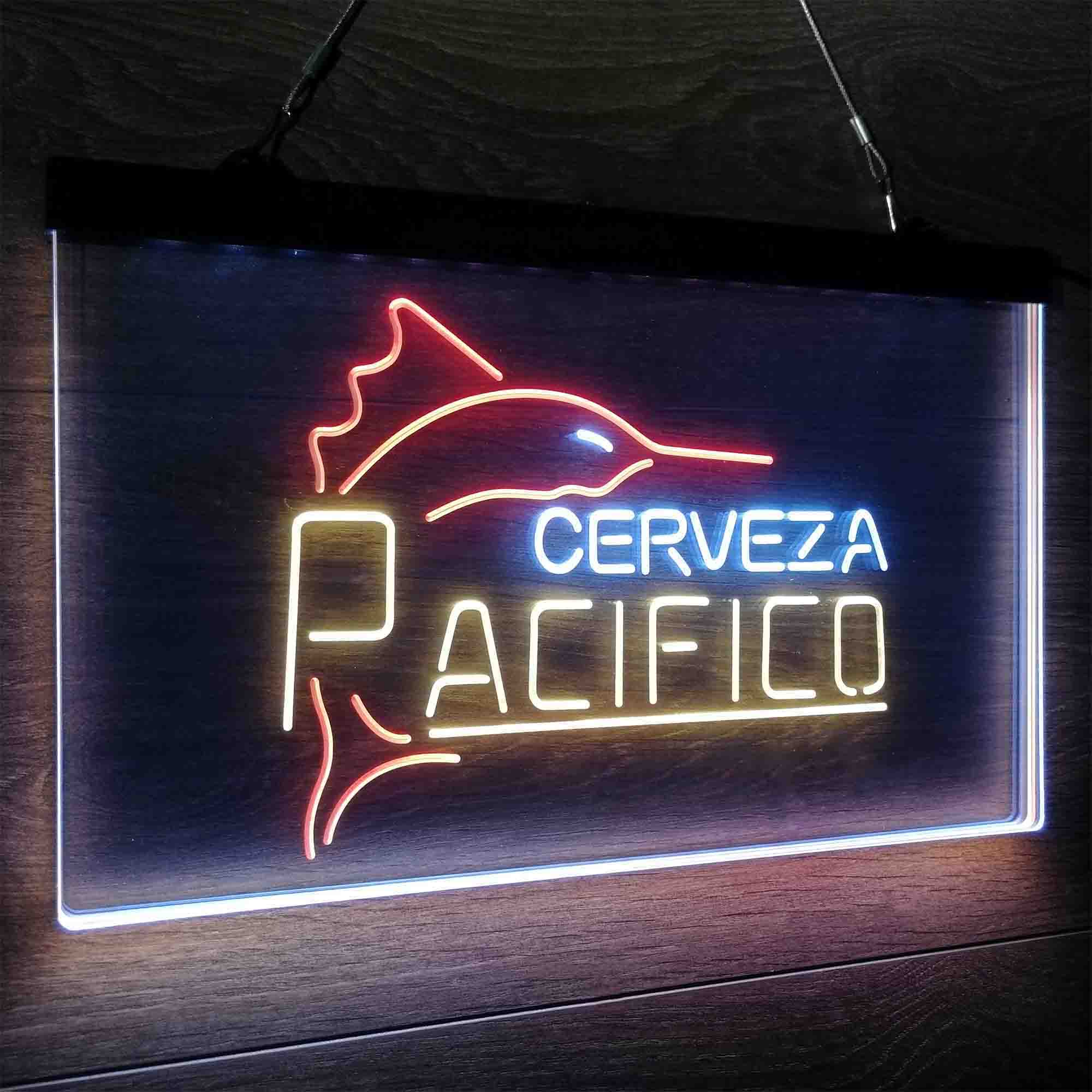 Cerveza Pacifico Large Marlin Neon LED Sign 3 Colors