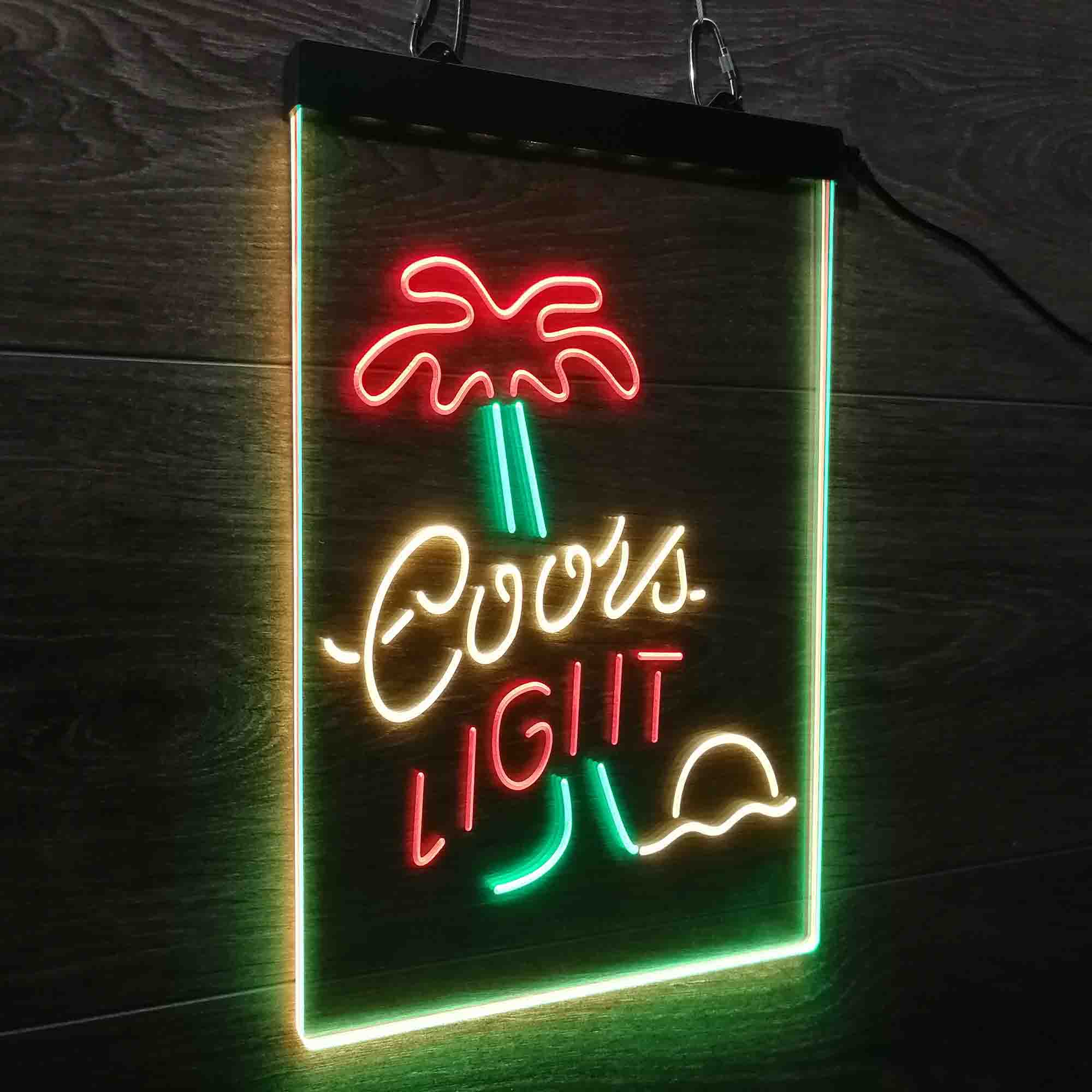 Coorss Light Palm Tree Neon LED Sign 3 Colors