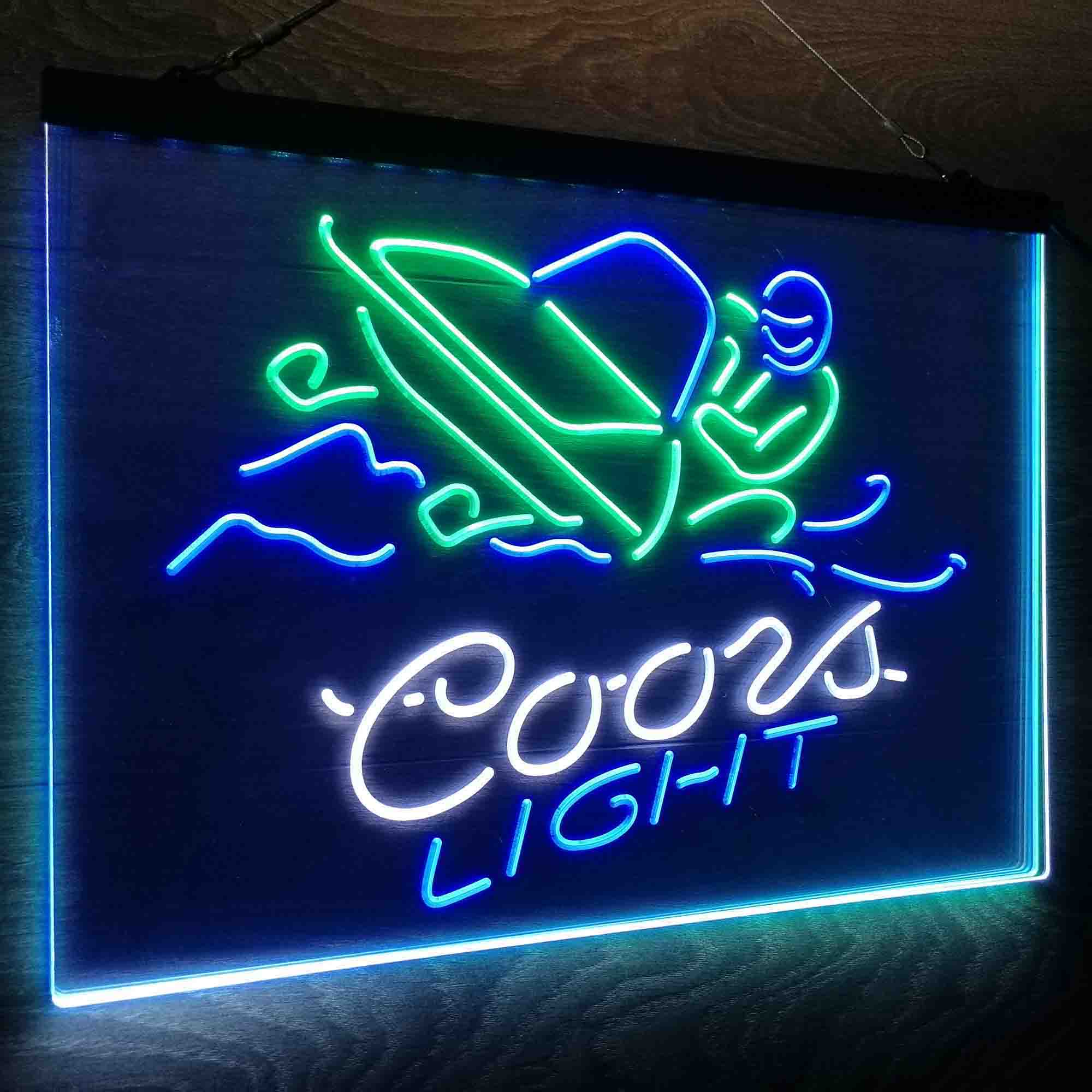 Coors Light Snowmobile Neon LED Sign 3 Colors