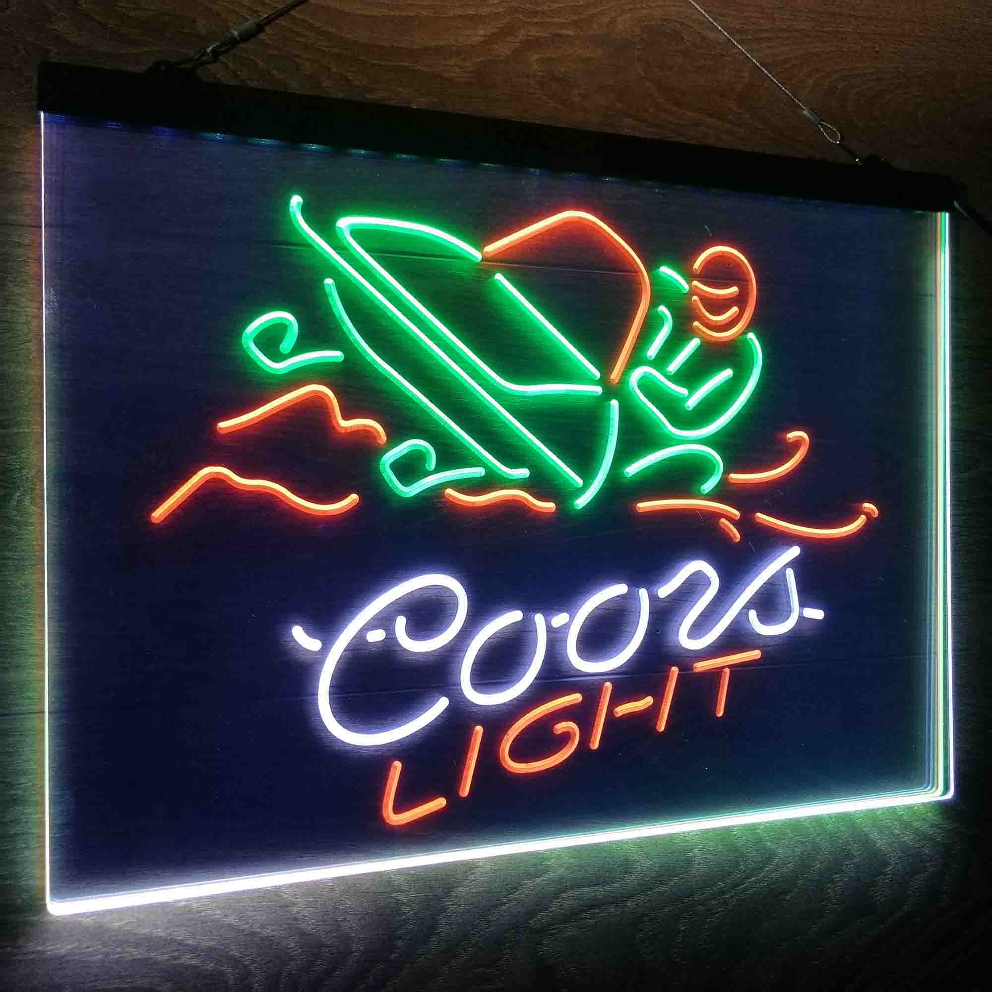 Coors Light Snowmobile Neon LED Sign 3 Colors