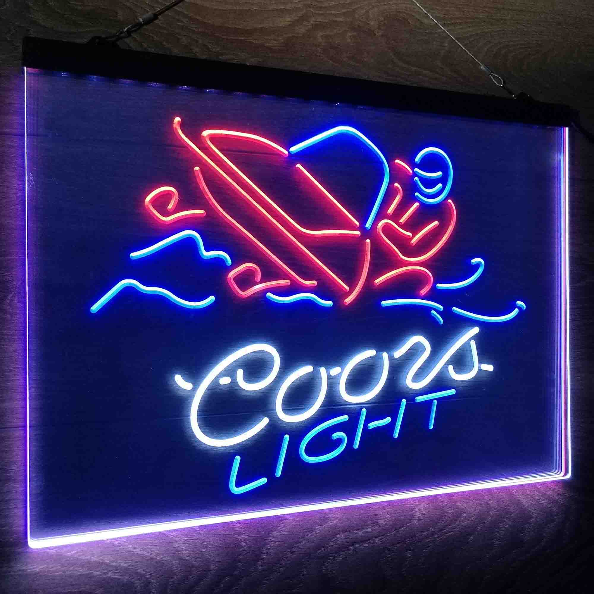 Coors Light Snowmobile Neon LED Sign 3 Colors