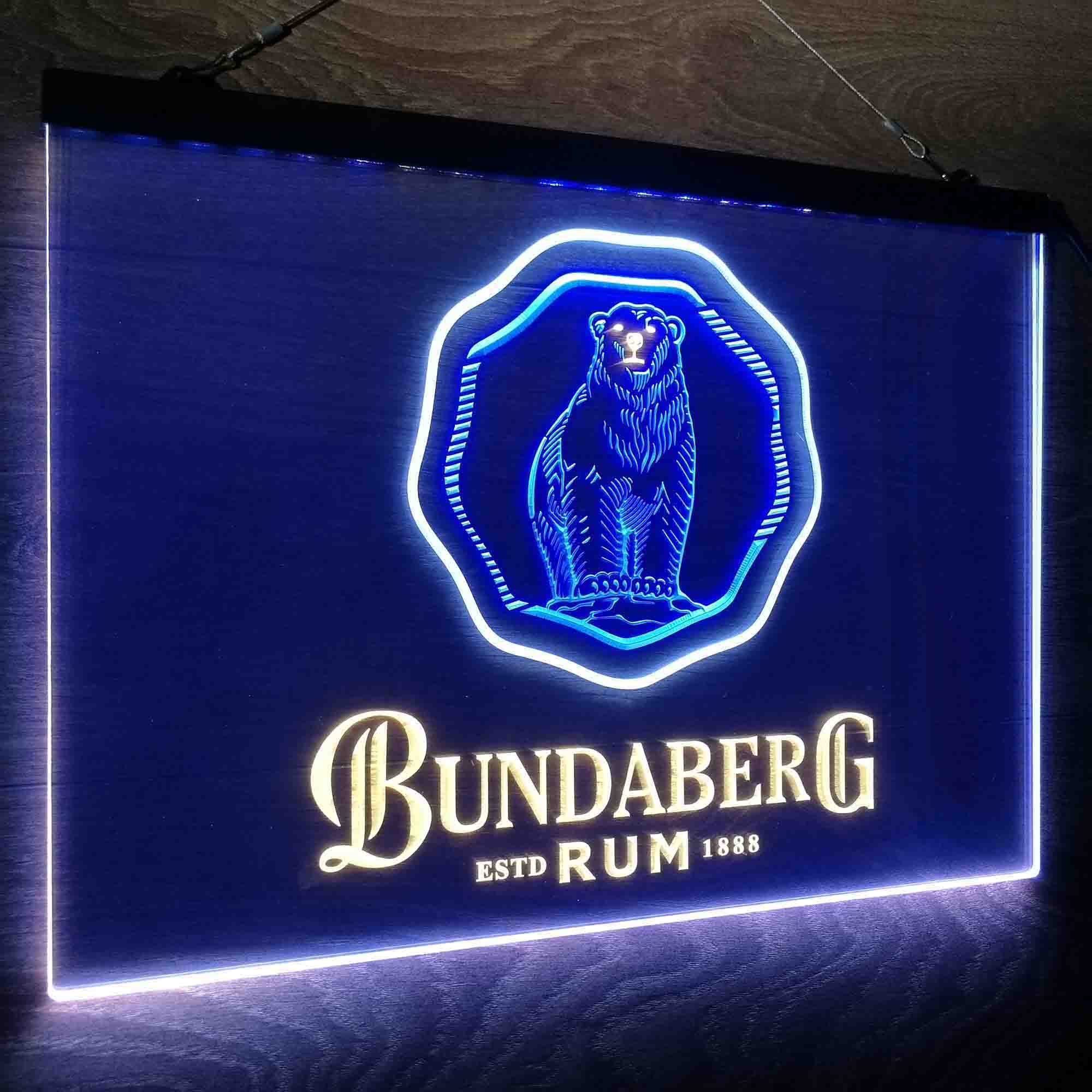 Bundaberg Rum Neon LED Sign 3 Colors