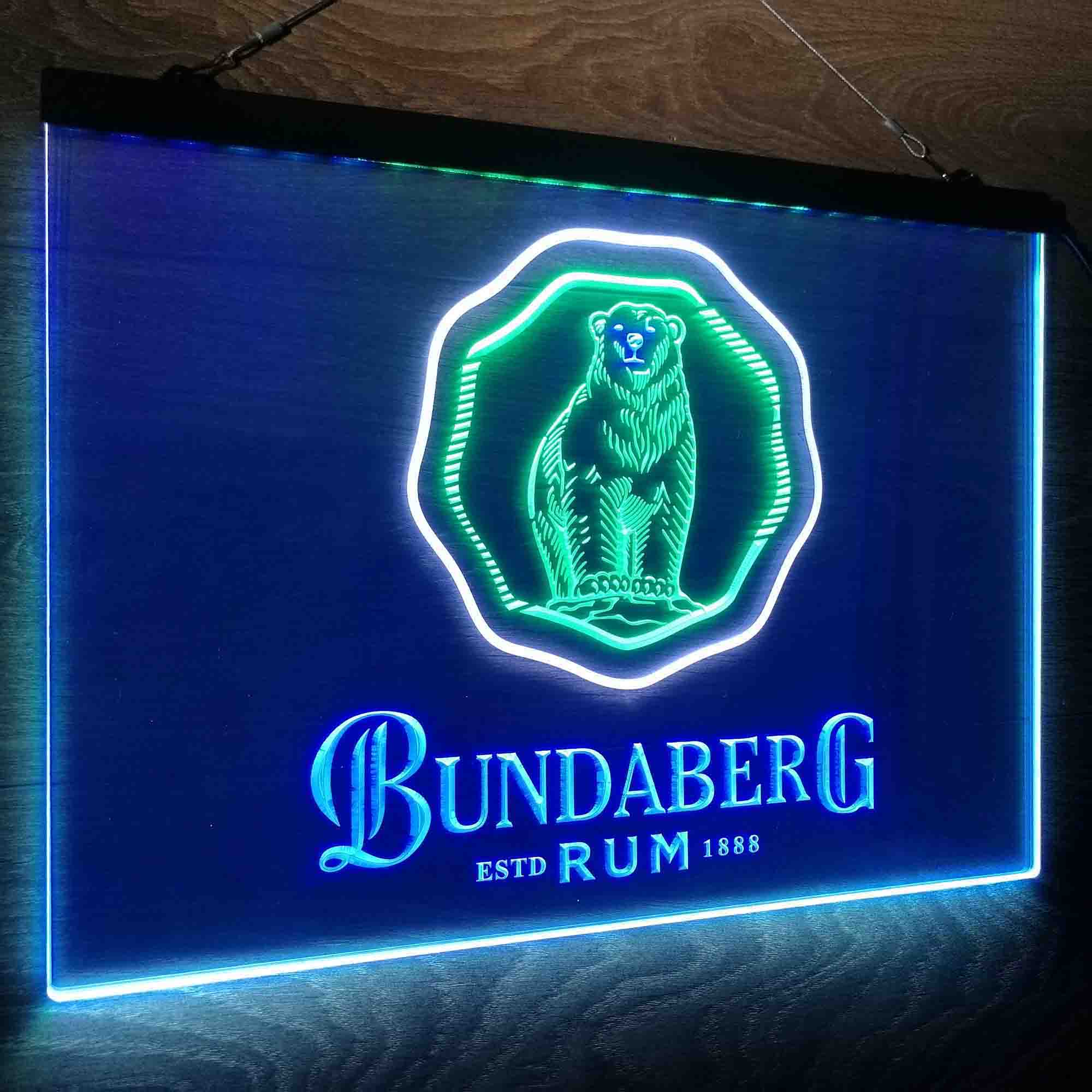 Bundaberg Rum Neon LED Sign 3 Colors