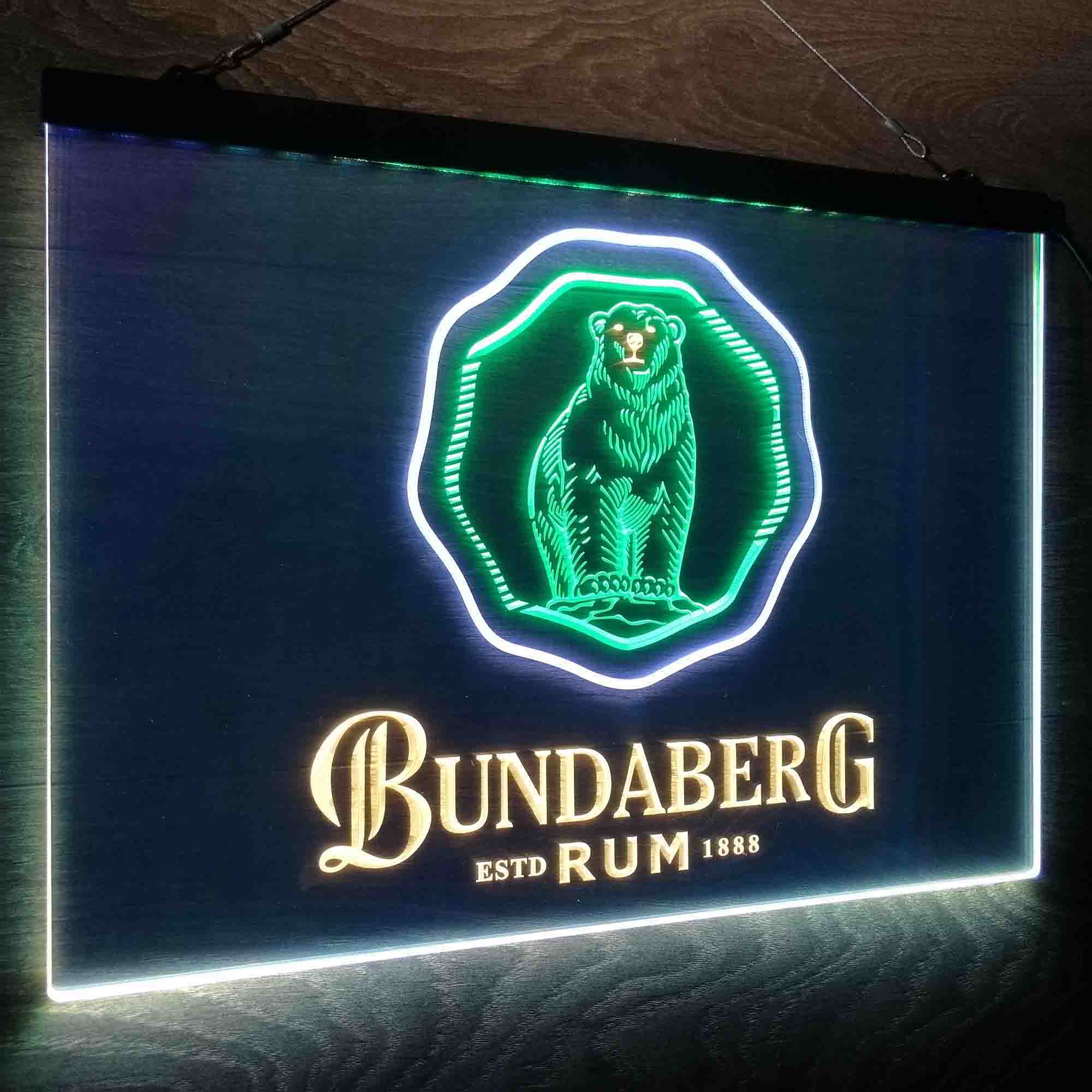 Bundaberg Rum Neon LED Sign 3 Colors