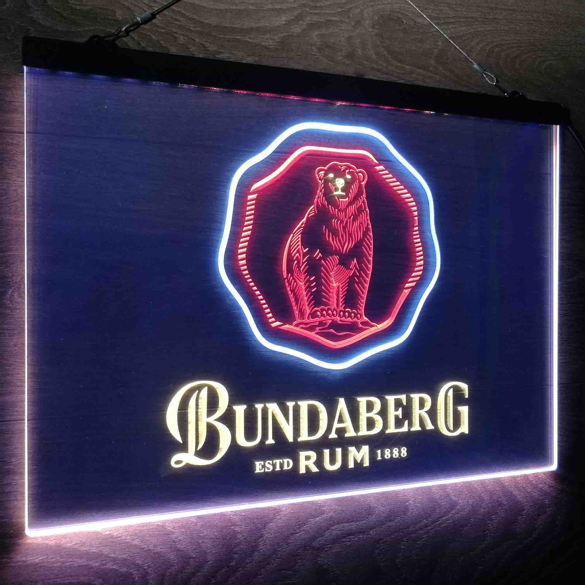 Bundaberg Rum Neon LED Sign 3 Colors