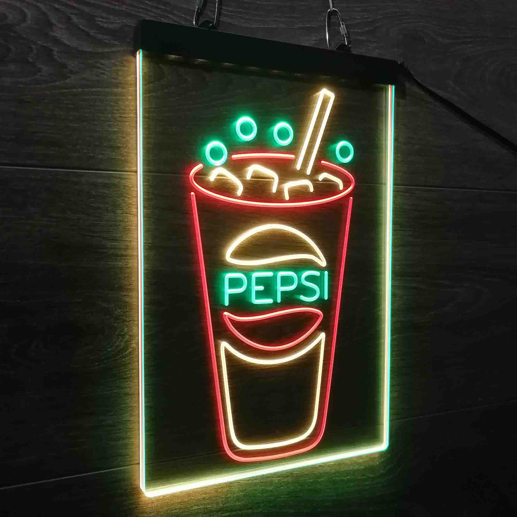 Pepsi Cup Neon LED Sign 3 Colors