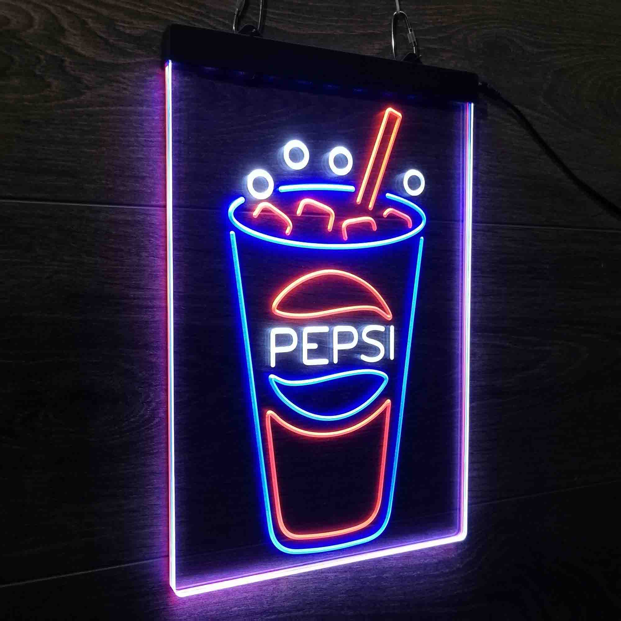 Pepsi Cup Neon LED Sign 3 Colors