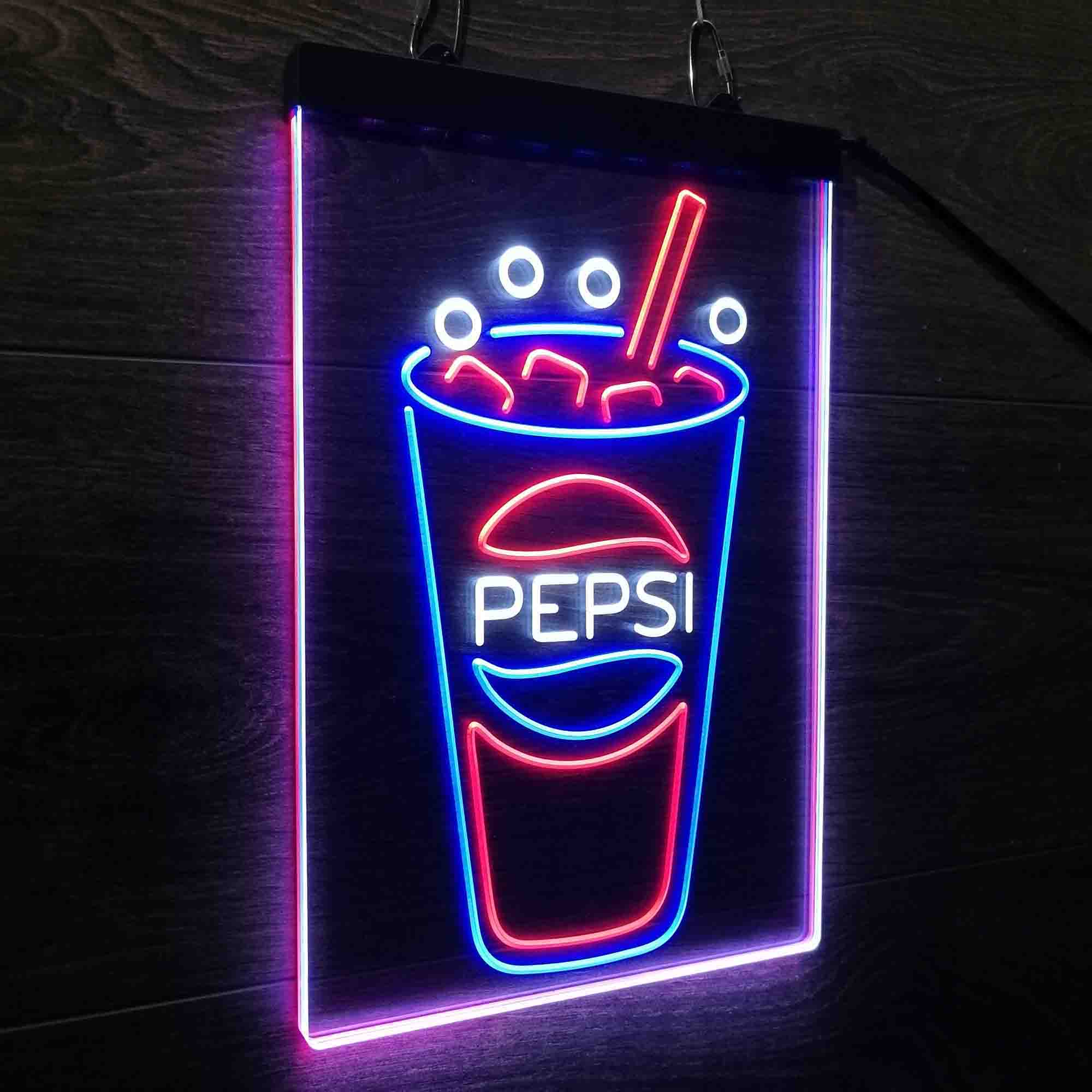 Pepsi Cup Neon LED Sign 3 Colors