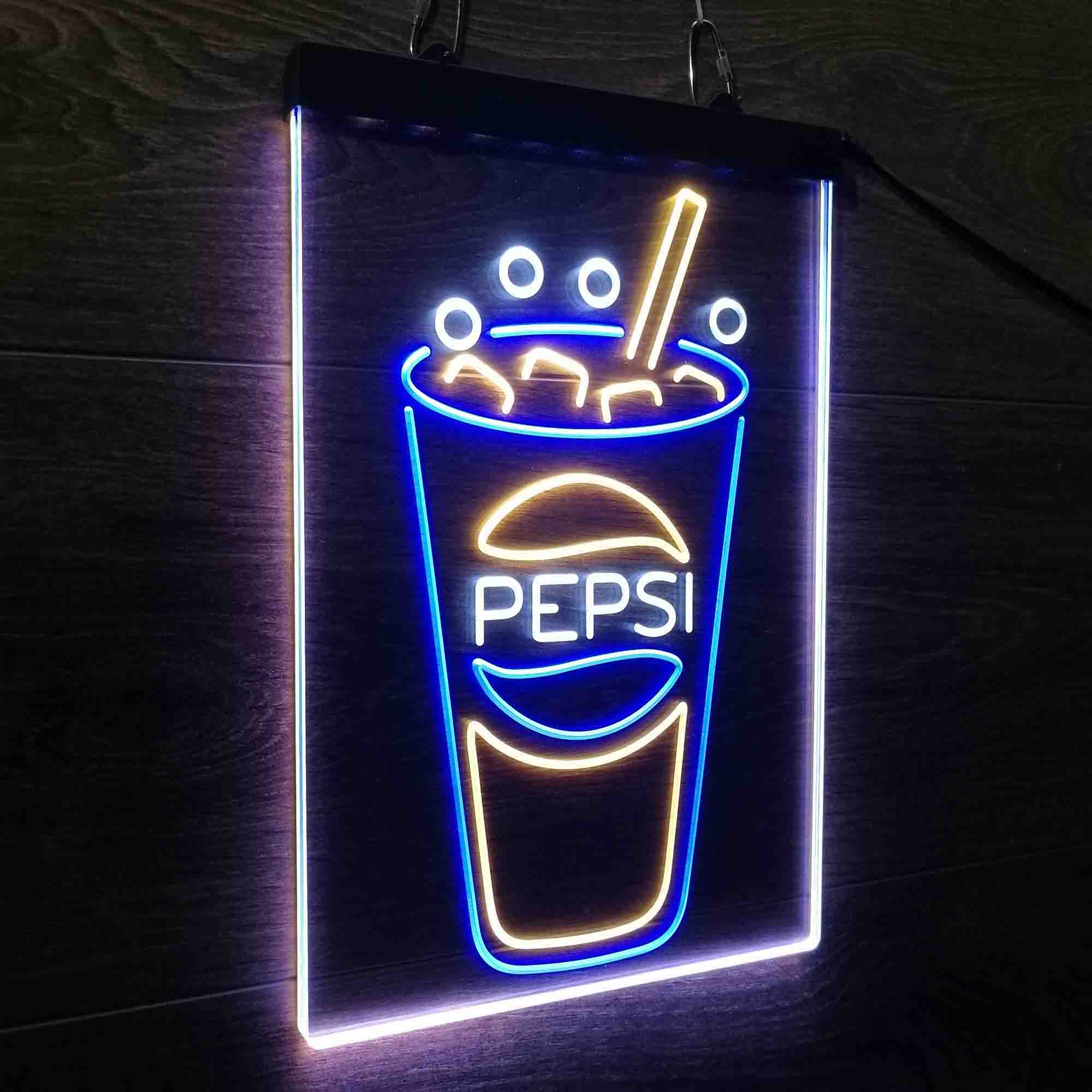 Pepsi Cup Neon LED Sign 3 Colors