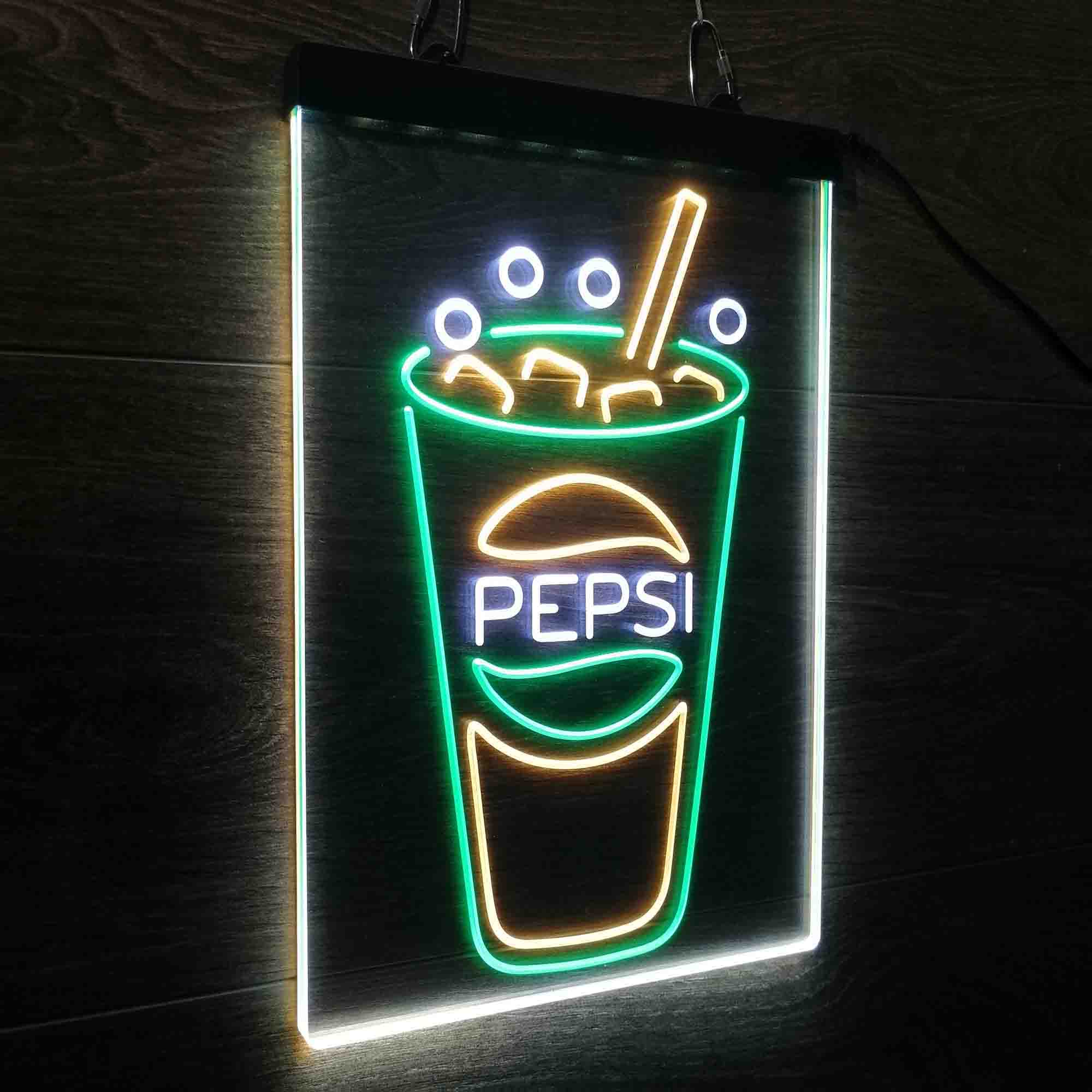 Pepsi Cup Neon LED Sign 3 Colors