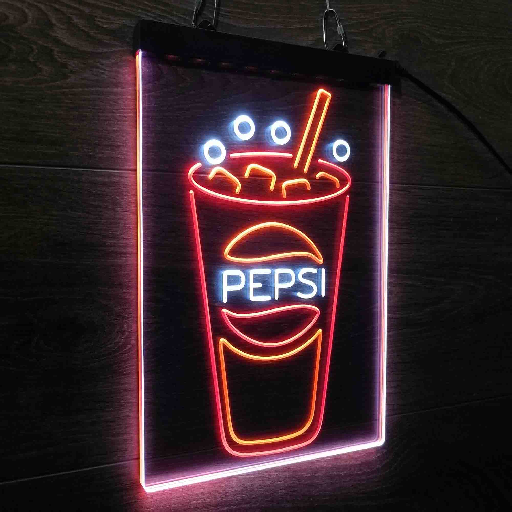 Pepsi Cup Neon LED Sign 3 Colors